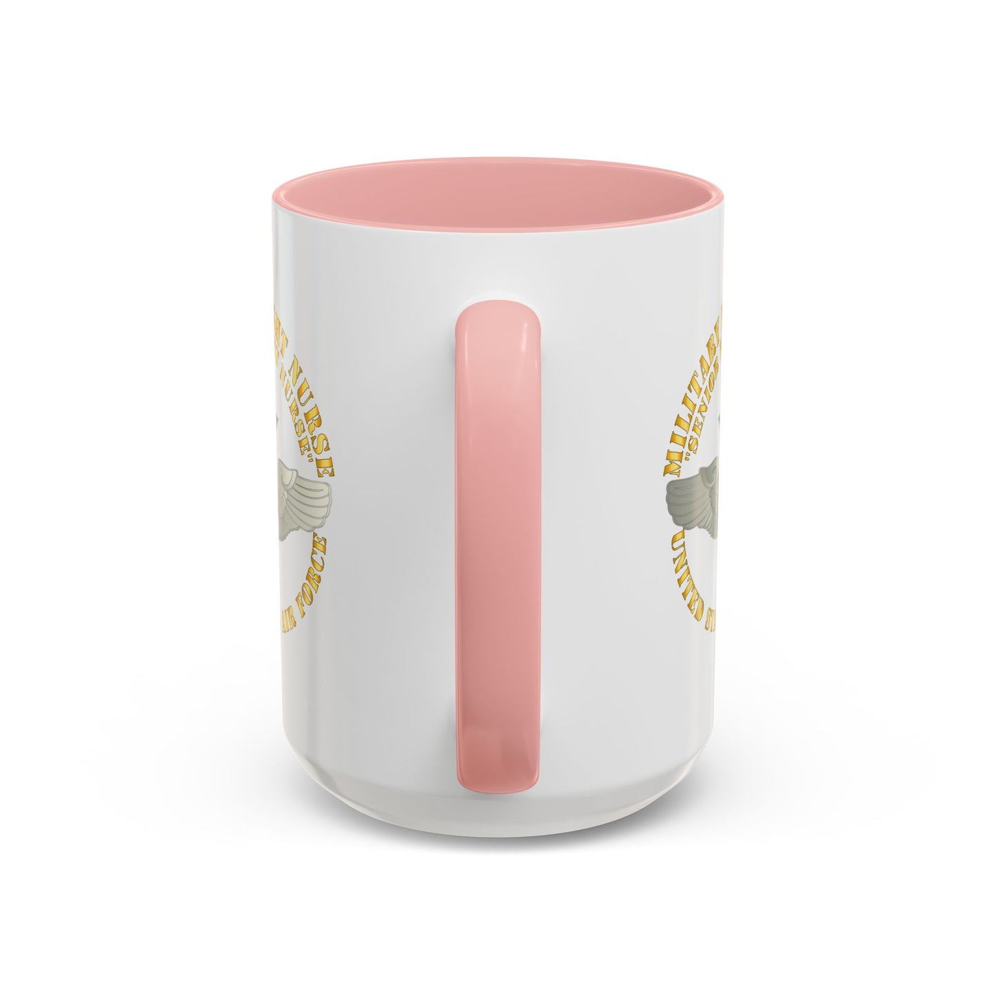 Accent Coffee Mug (11oz & 15oz) - USAF - Military Flight Nurse - Flight Nurse - Senior