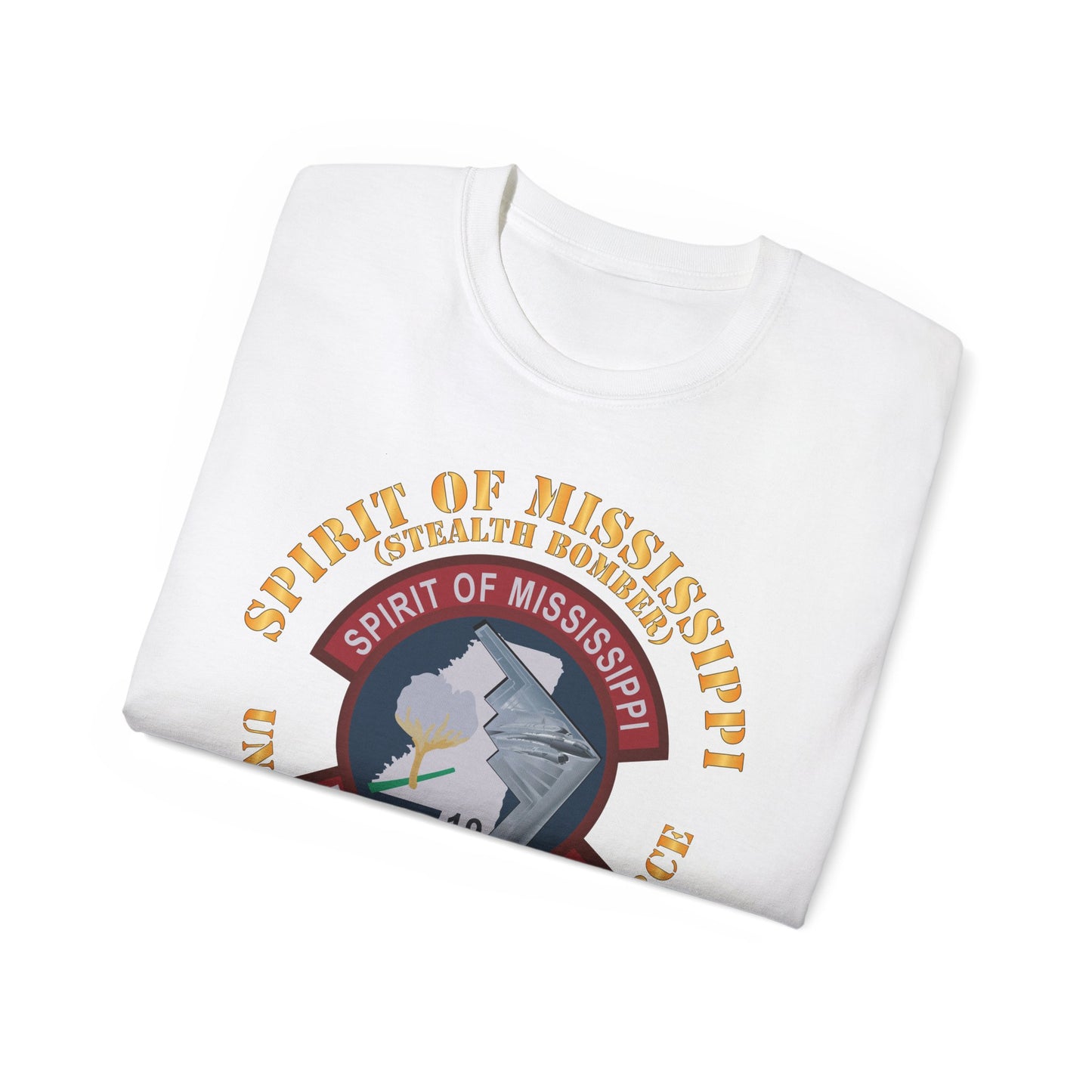 Unisex Ultra Cotton Tee - USAF - B2 - Spirit of Mississippi - Stealth Bomber X 300