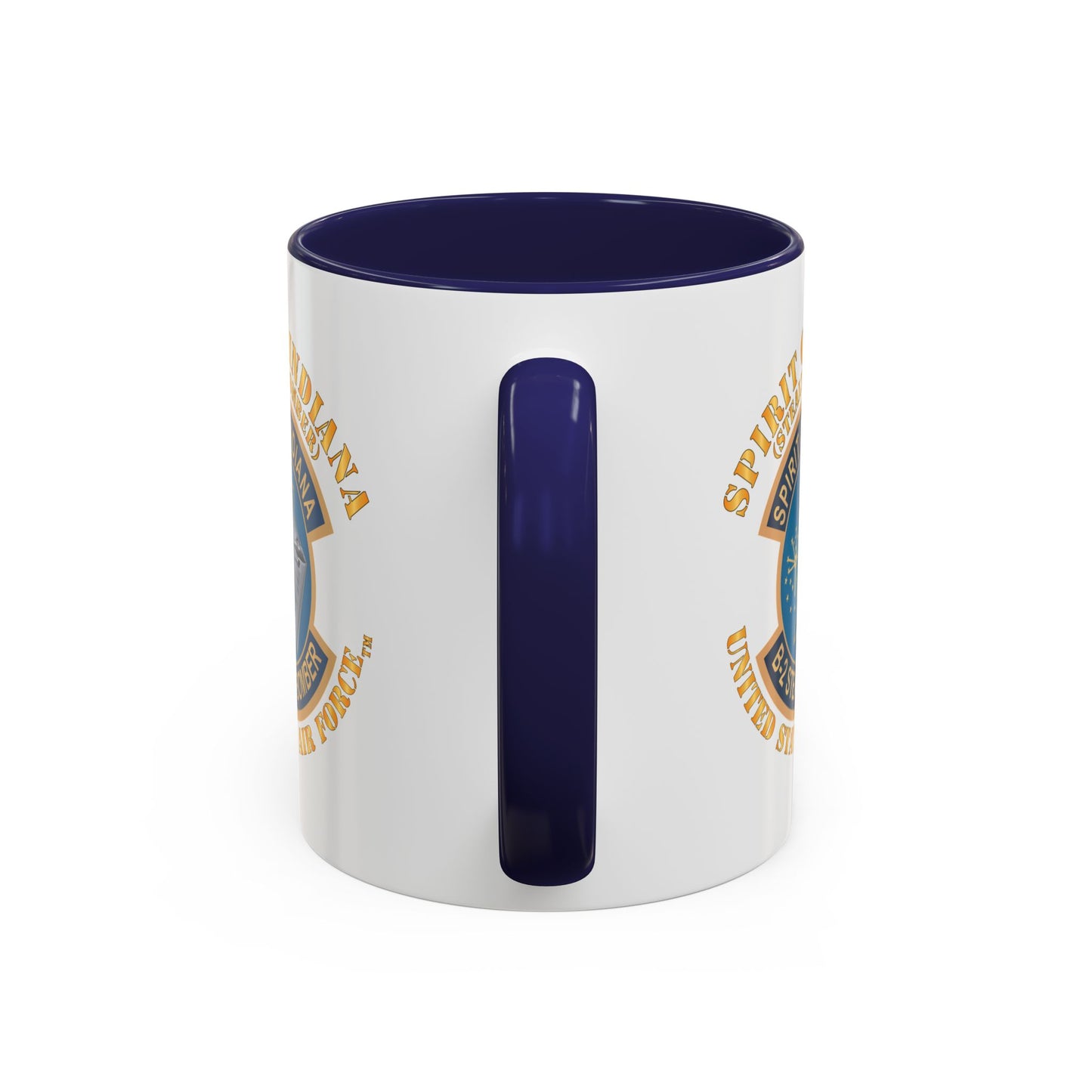 Accent Coffee Mug (11oz & 15oz) - USAF - B2 - Spirit of Indiana - Stealth Bomber X 300