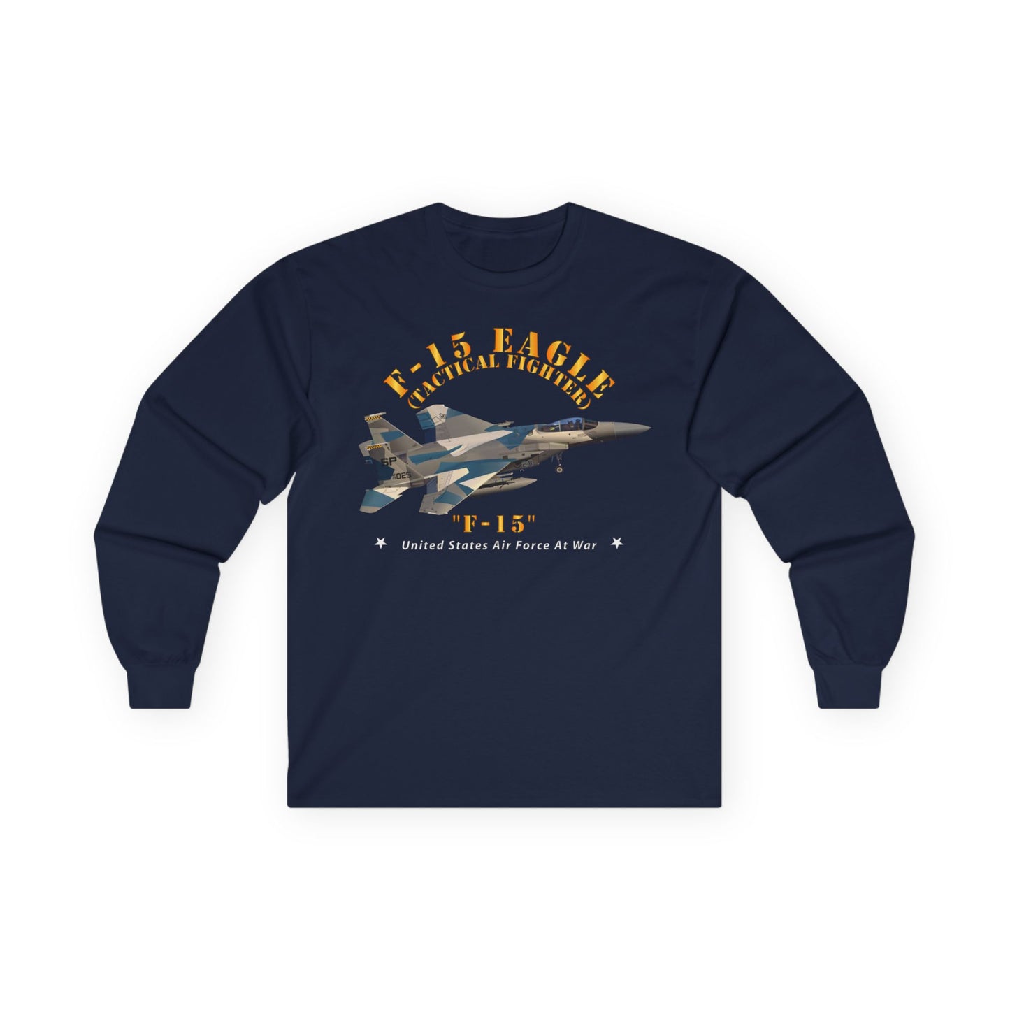 Unisex Ultra Cotton Long Sleeve Tee - USAF - F15 Eagle - F15