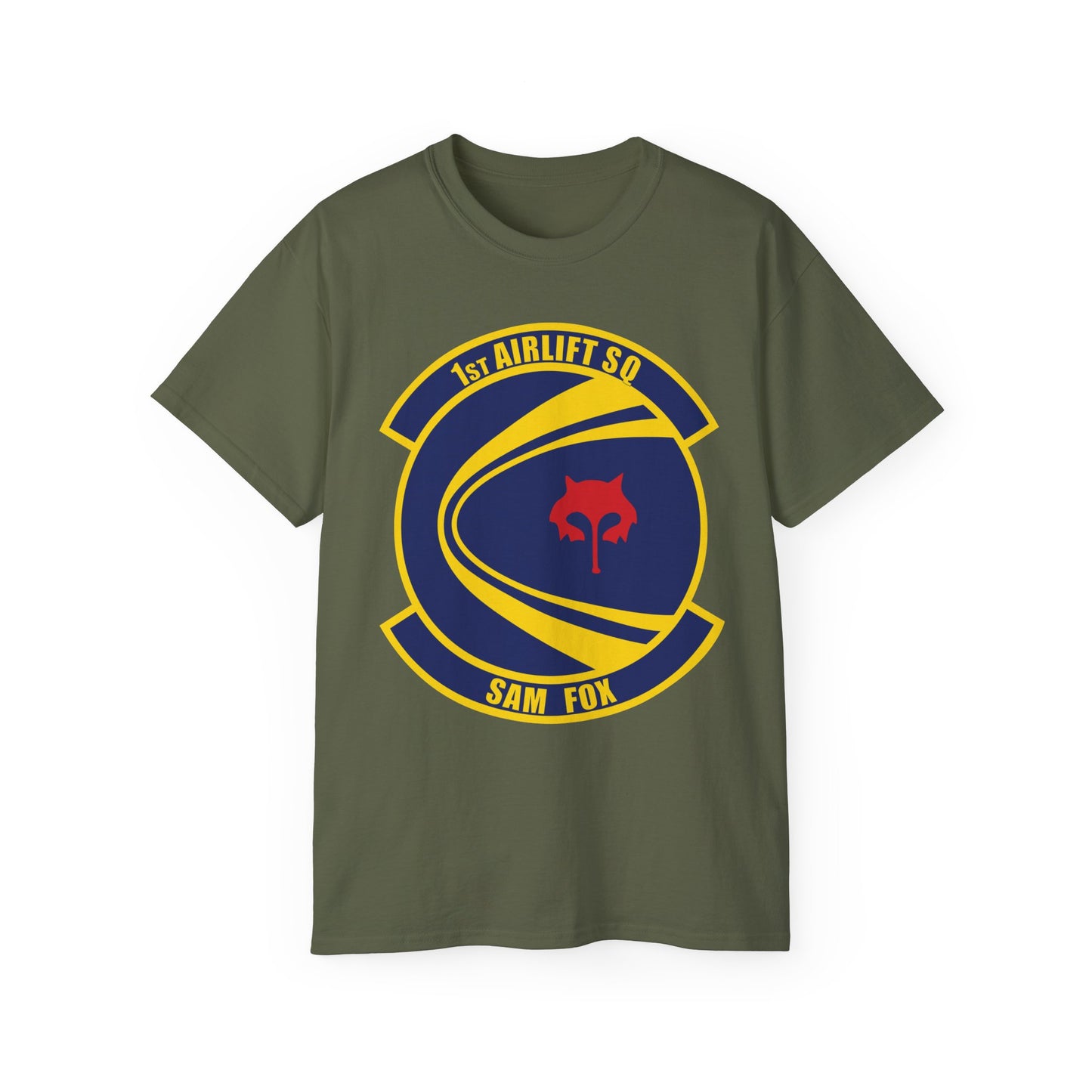 Unisex Ultra Cotton Tee - USAF - 1st Airlift Squadron wo txt X 300