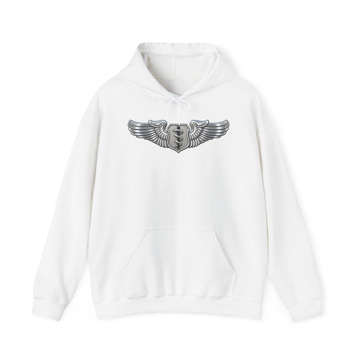 Unisex Heavy Blend Hooded Sweatshirt - USAF - Flight Surgeon Badge wo txt - 3D - Enhanced
