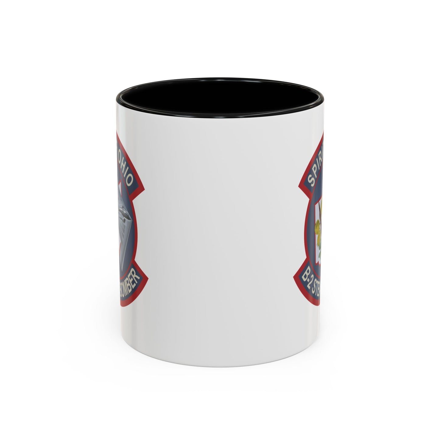 Accent Coffee Mug (11oz & 15oz) - USAF - B2 - Spirit of Ohio - Stealth Bomber wo txt X 300