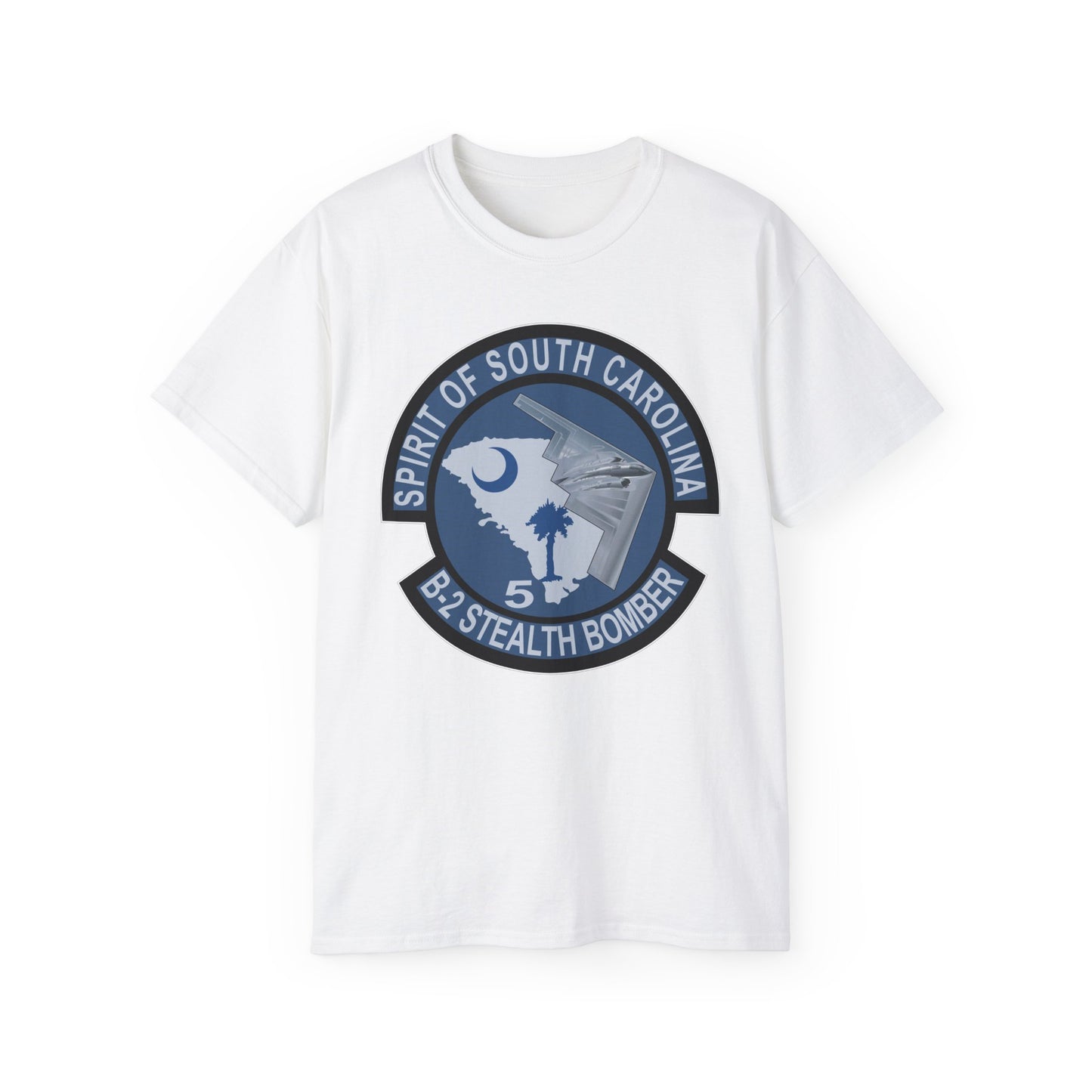 Unisex Ultra Cotton Tee - USAF - B2 - Spirit of South Carolina Stealth Bomber wo Txt X 300