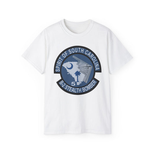 Unisex Ultra Cotton Tee - USAF - B2 - Spirit of South Carolina Stealth Bomber wo Txt X 300