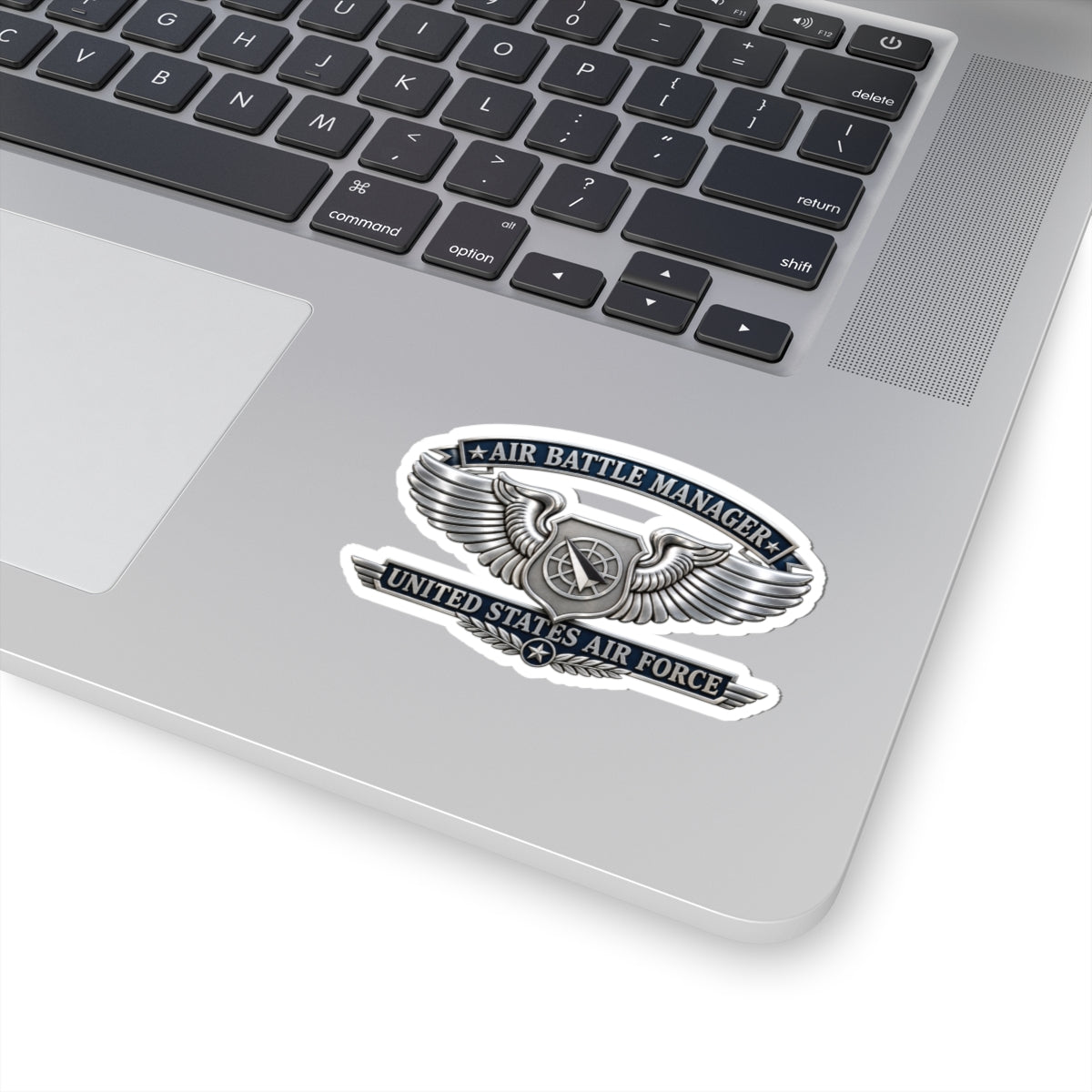 Kiss-Cut Stickers - USAF - Air Battle Manager Badge - United States Air Force- 3D - Enhanced