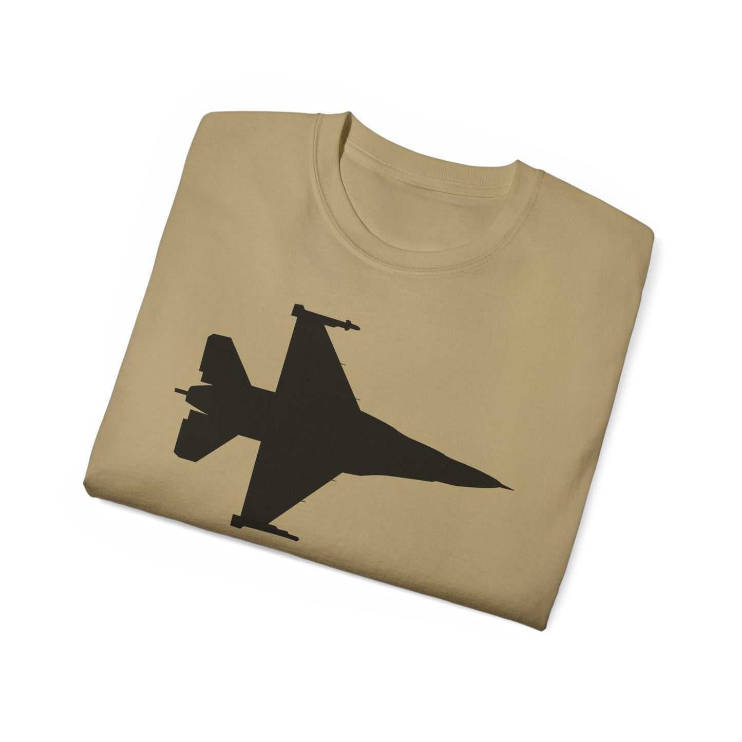 Unisex Ultra Cotton Tee - Aircraft - F-16 -Top - Silhouette - wo Txt X 300
