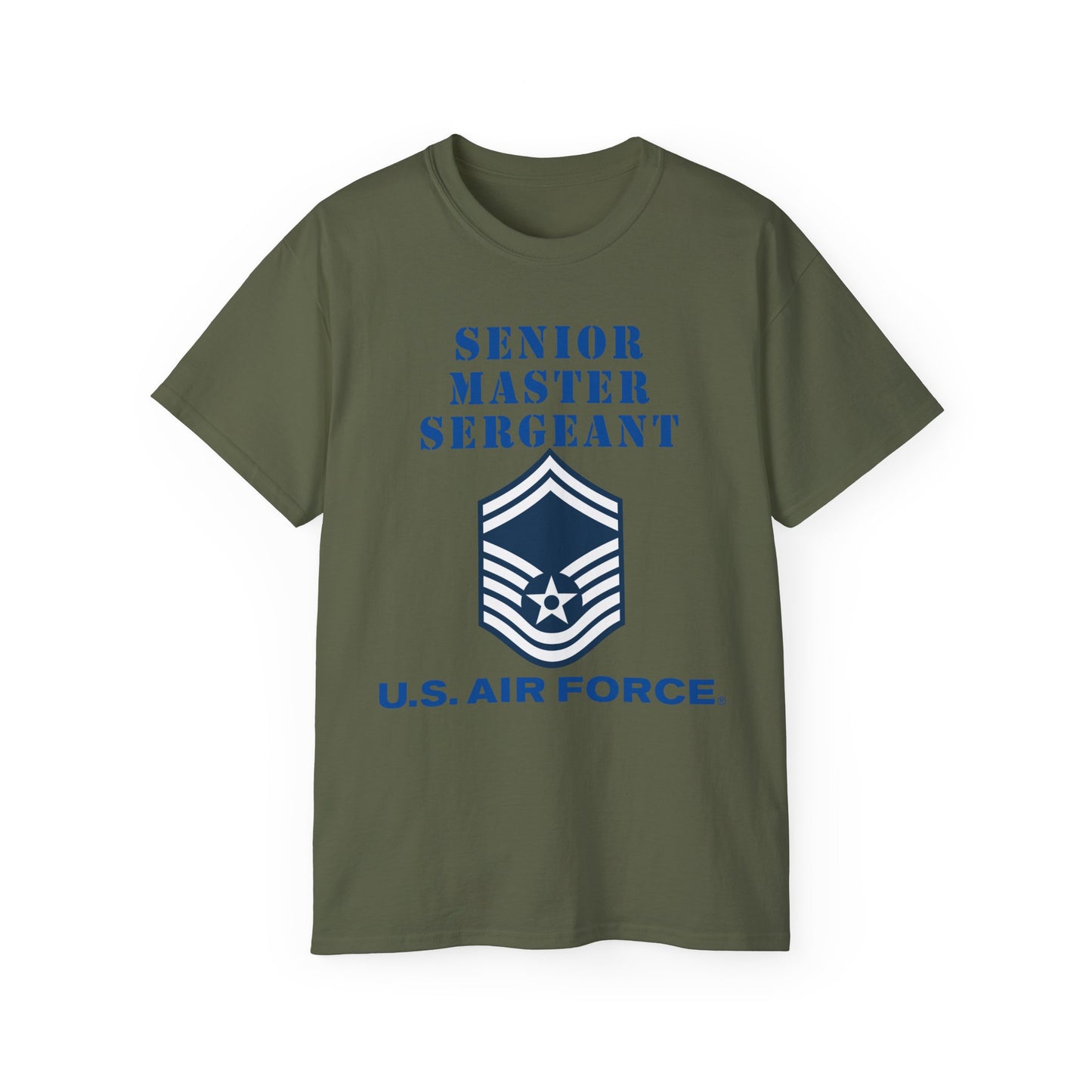 Unisex Ultra Cotton Tee - USAF - Senior Master Sergeant (E8a) - 2020 - US Air Force w Text X 300