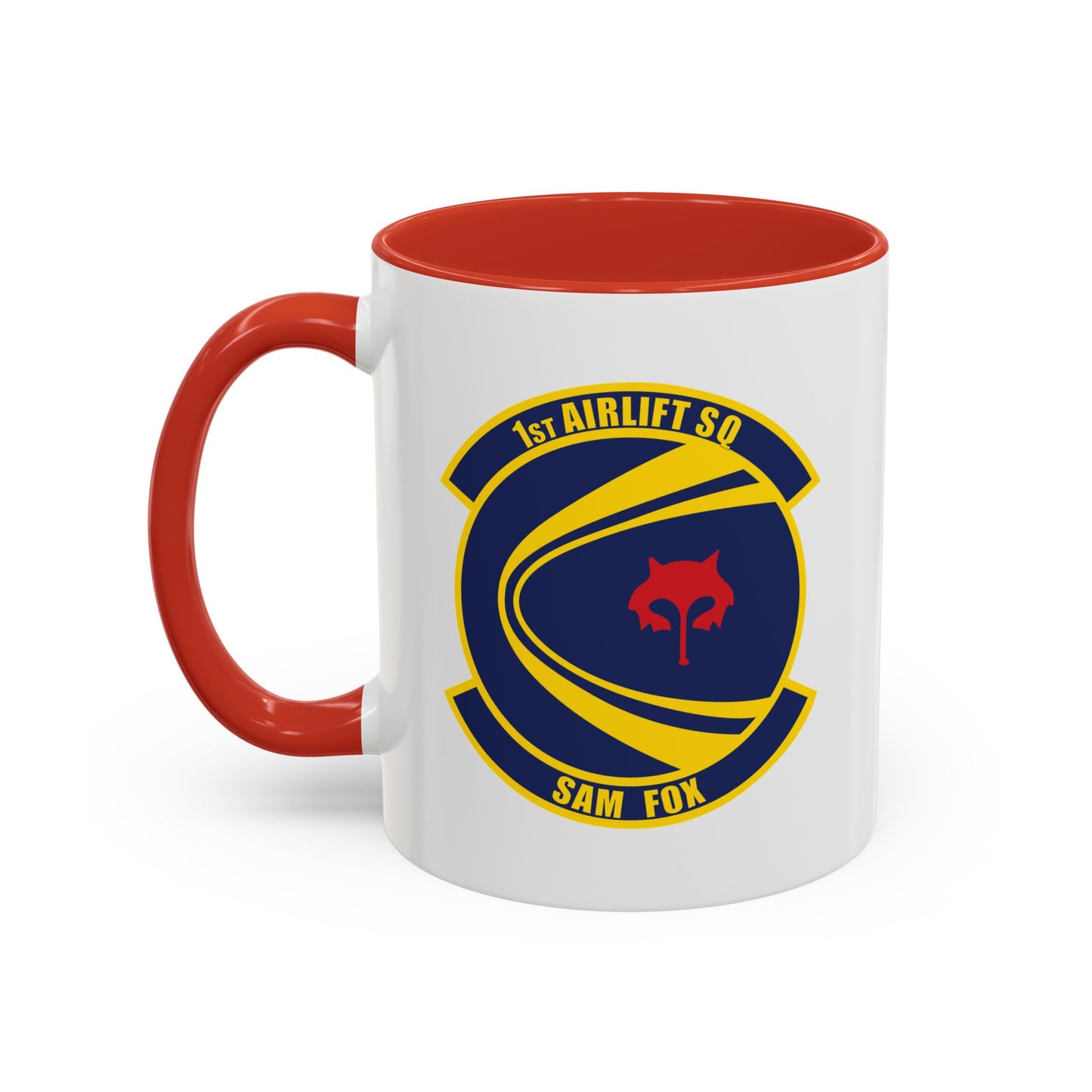 Accent Coffee Mug (11oz & 15oz) - USAF - 1st Airlift Squadron wo txt X 300