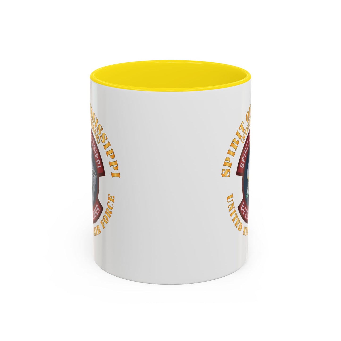 Accent Coffee Mug (11oz & 15oz) - USAF - B2 - Spirit of Mississippi - Stealth Bomber X 300