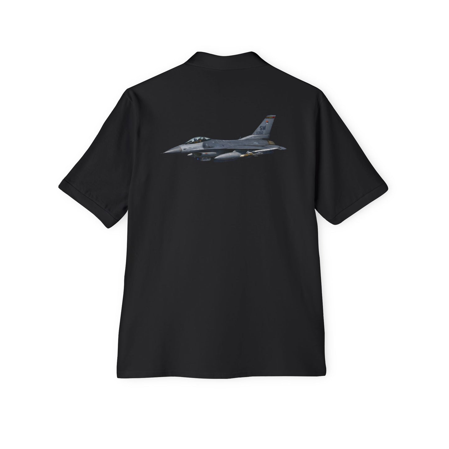 Men's Piqué Polo - USAF - F-16 Fighting Falcon wo txt X 300