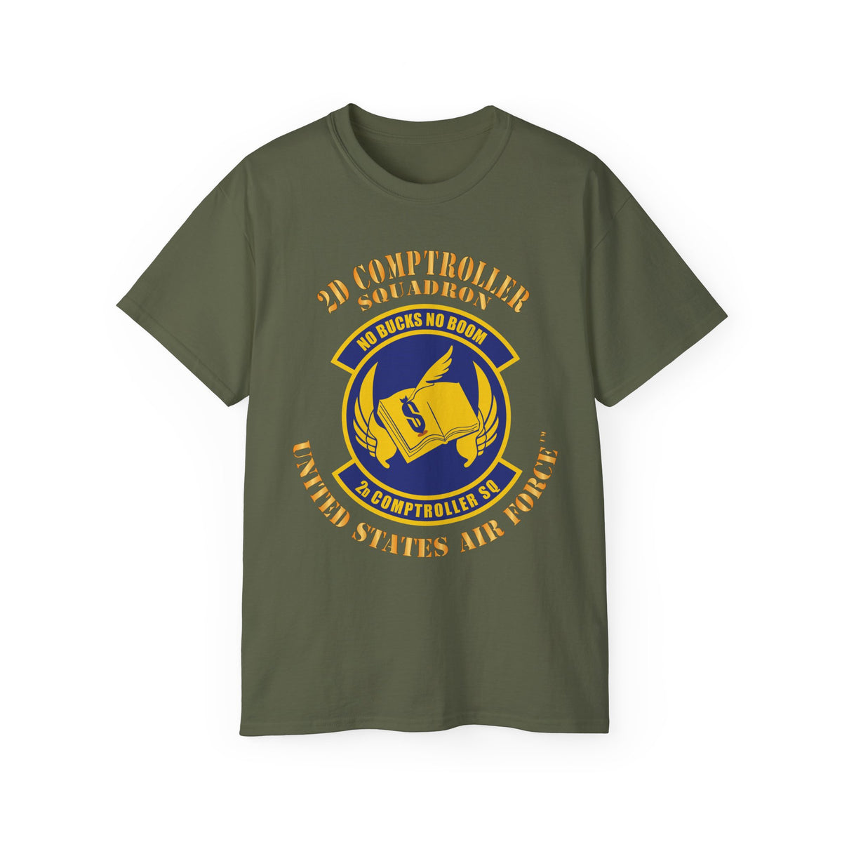 Unisex Ultra Cotton Tee - USAF - 2d Comptroller Squadron