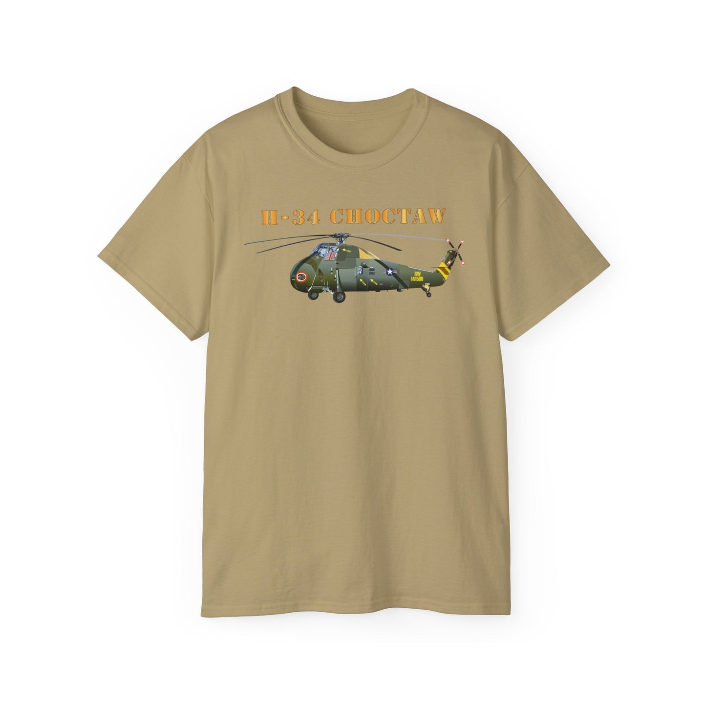 Unisex Ultra Cotton Tee - H-34 Choctaw with Txt X 300