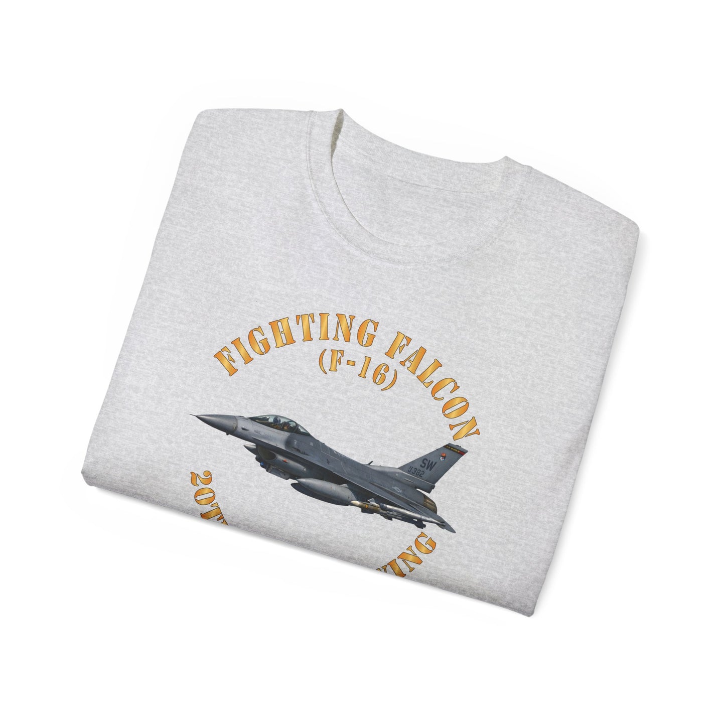 Unisex Ultra Cotton Tee - USAF - F-16 Fighting Falcon - 20th Fighter Wing X 300