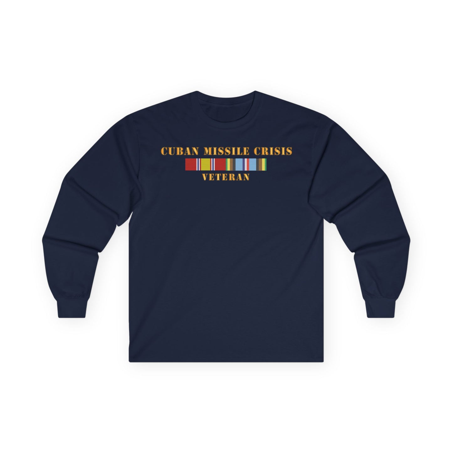Unisex Ultra Cotton Long Sleeve Tee - USAF - Cuban Missile Crisis w AFEM COLD SVC X 300