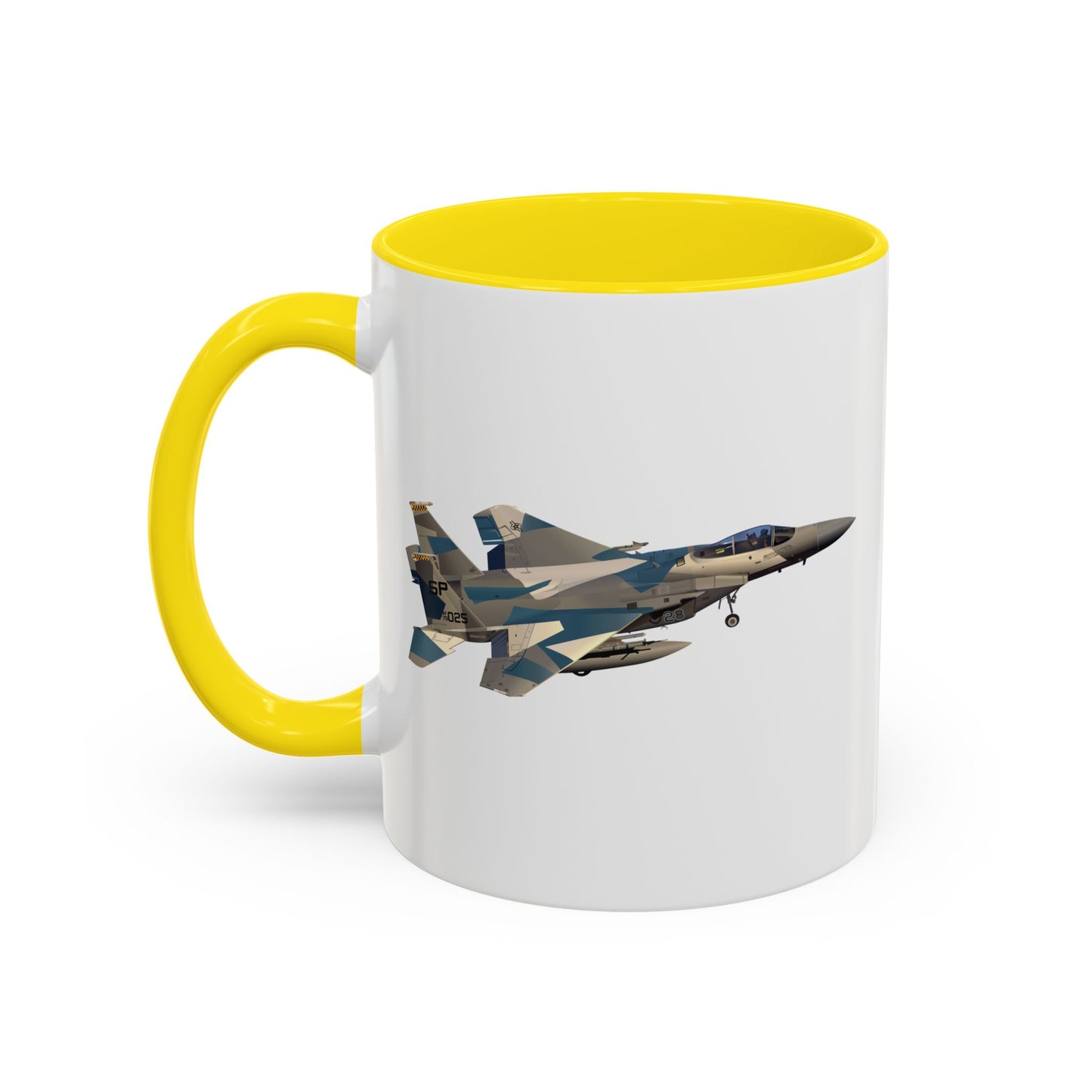 Accent Coffee Mug (11oz & 15oz) - USAF - F15 Eagle wo txt