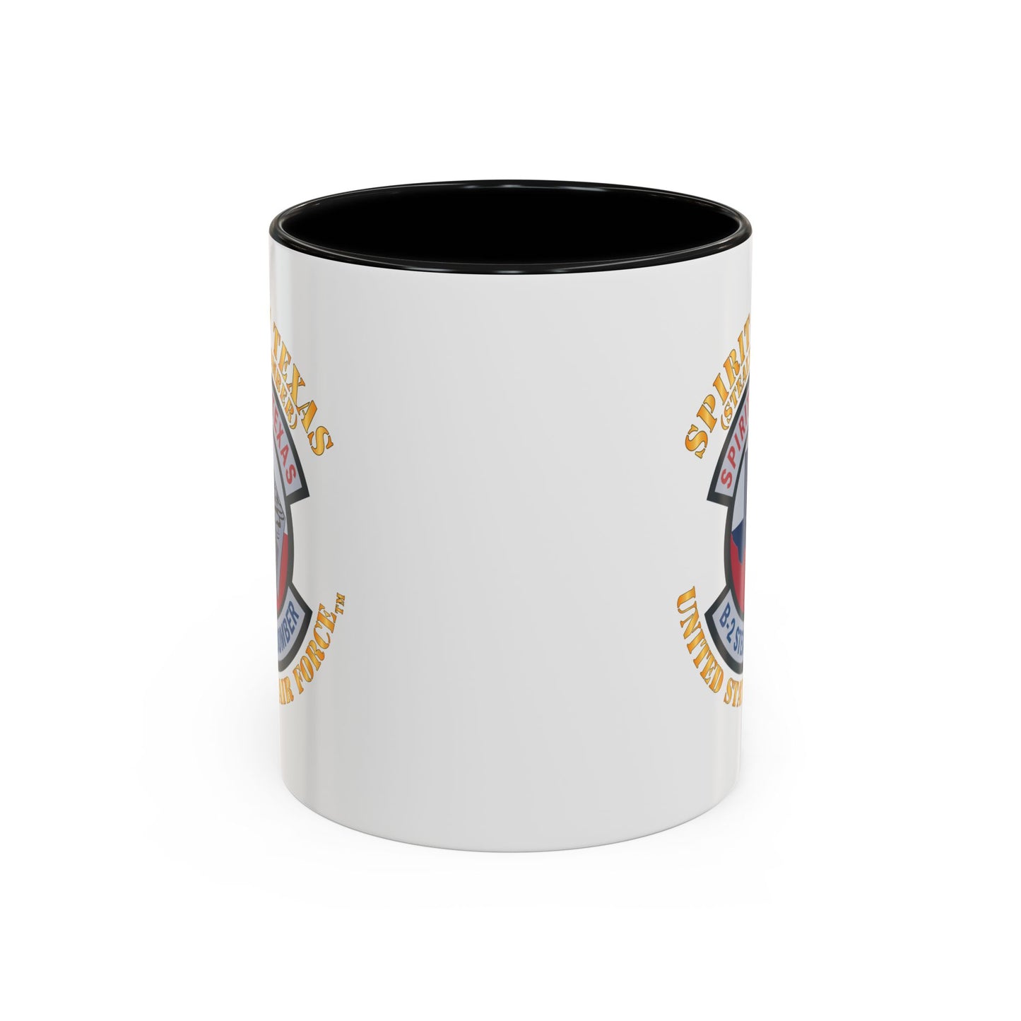 Accent Coffee Mug (11oz & 15oz) - USAF - B2 - Spirit of Texas - Stealth Bomber X 300