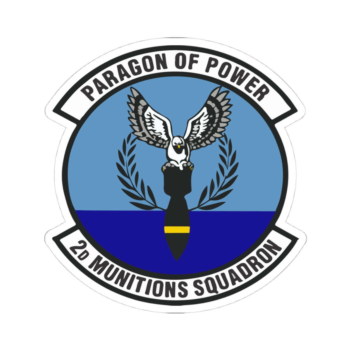 Kiss-Cut Stickers - USAF - 2nd Munitions Squadron wo txt
