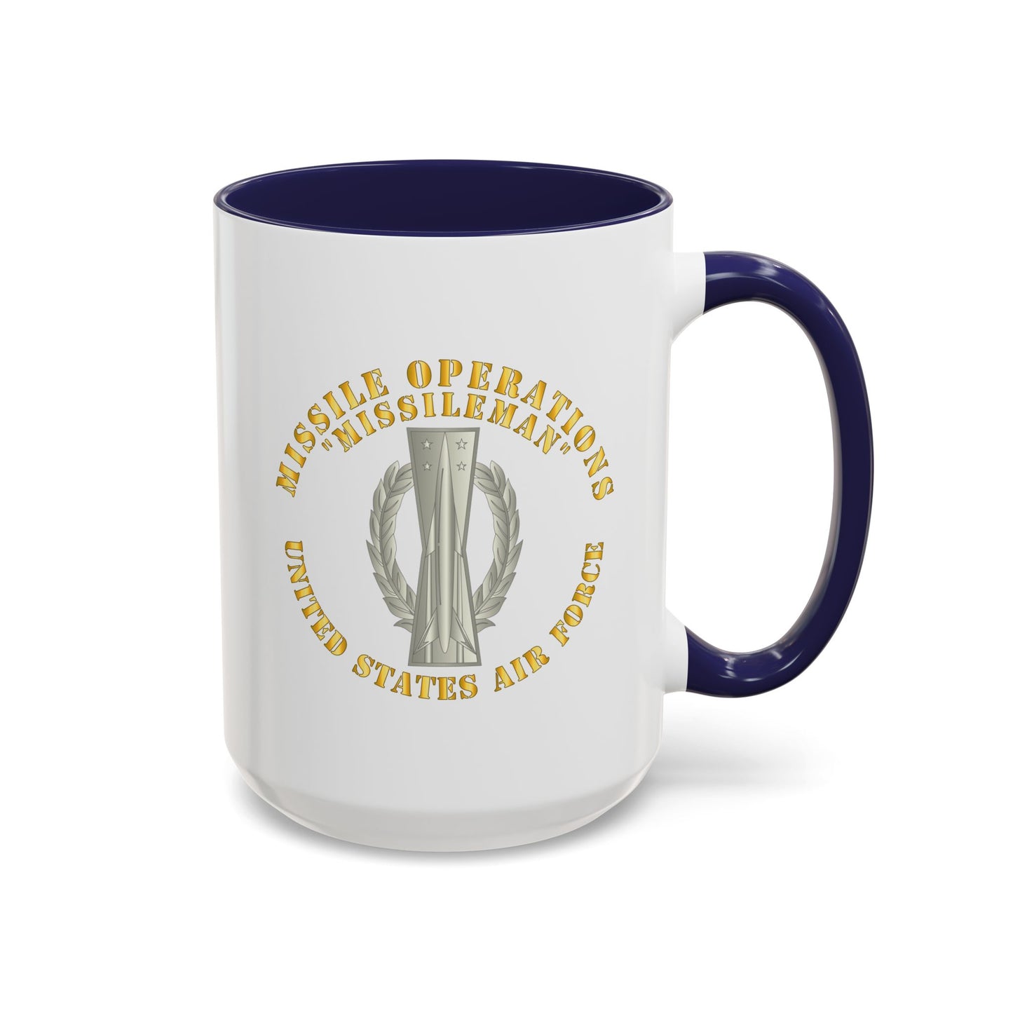 Accent Coffee Mug (11oz & 15oz) - USAF - Missile Operations - Missileman - Basic