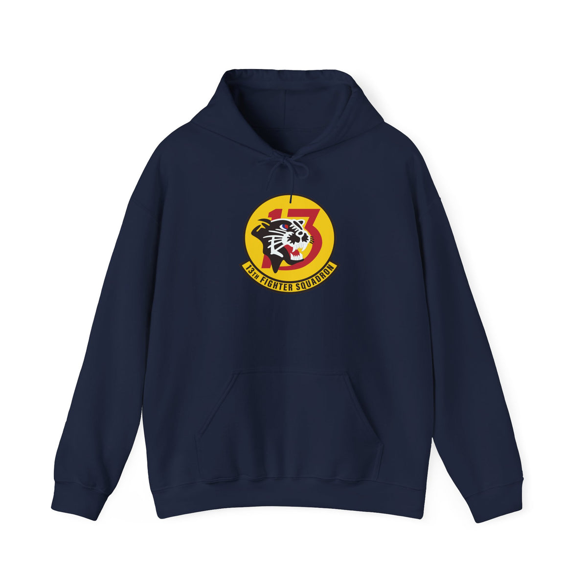 Unisex Heavy Blend Hooded Sweatshirt - USAF - 13th Fighter Squadron wo txt
