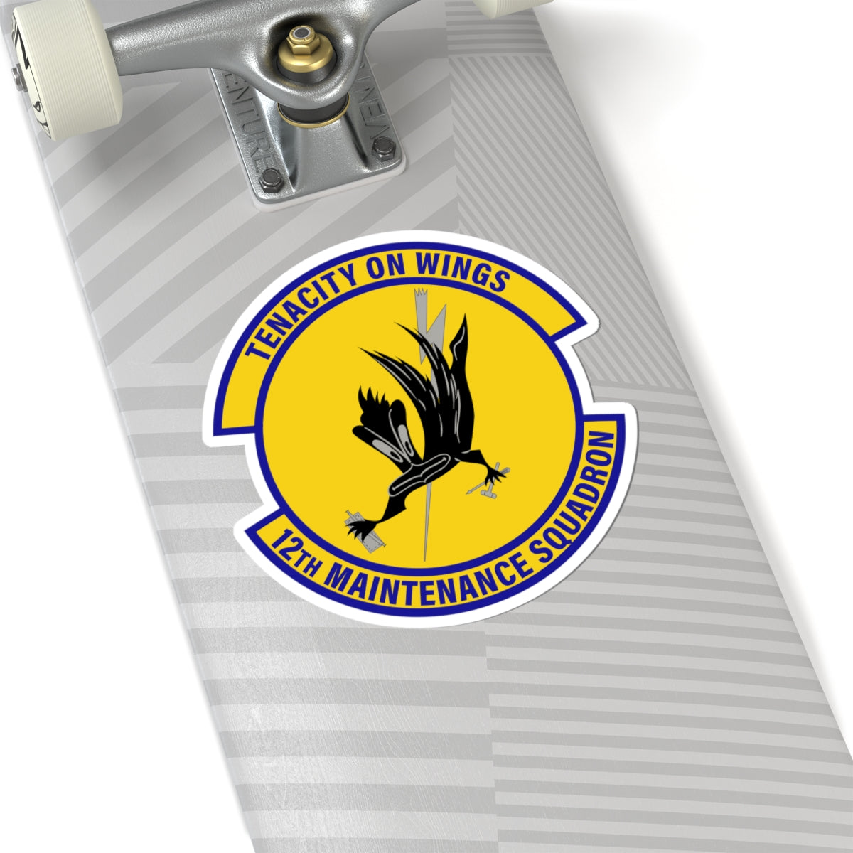 Kiss-Cut Stickers - USAF - 12th Maintenance Sq wo txt