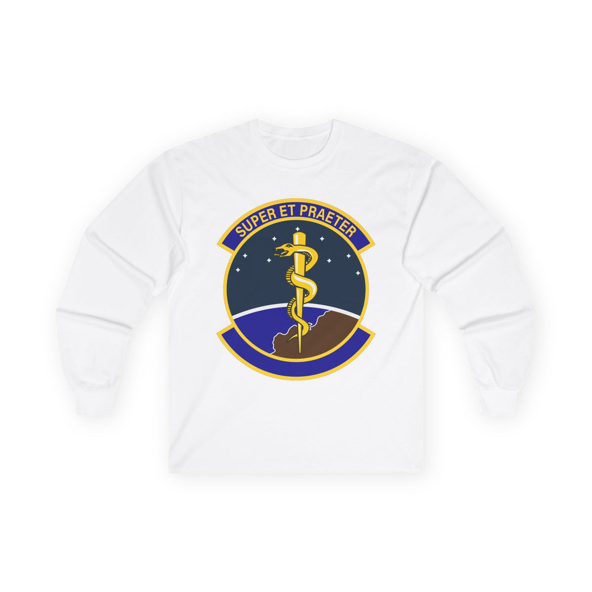 Unisex Ultra Cotton Long Sleeve Tee - USAF - 9th Operational Medical Readiness Sq wo txt X 300
