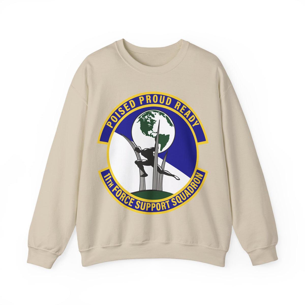 Crewneck Sweatshirt - USAF - 11th Force Support Squadron wo txt