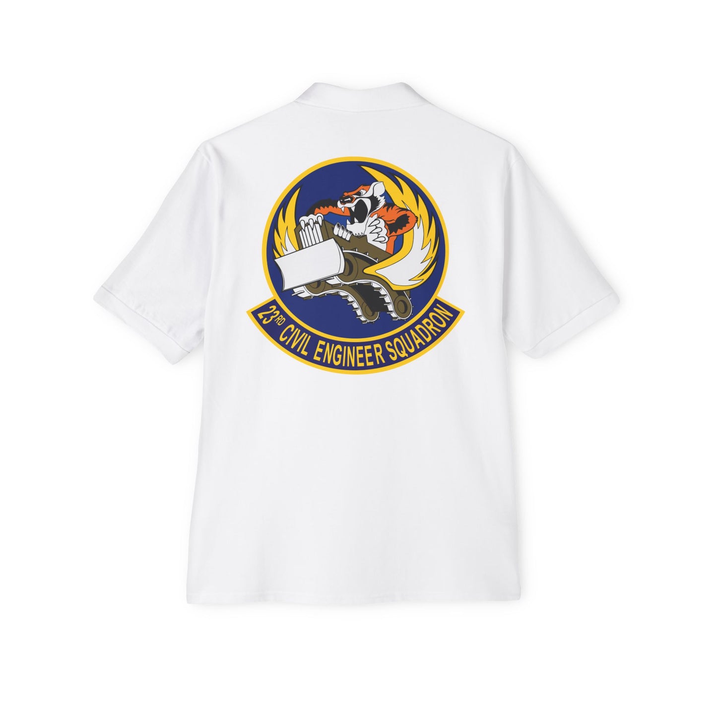 Men's Piqué Polo - USAF - 23d Civil Engineer Squadron wo Txt