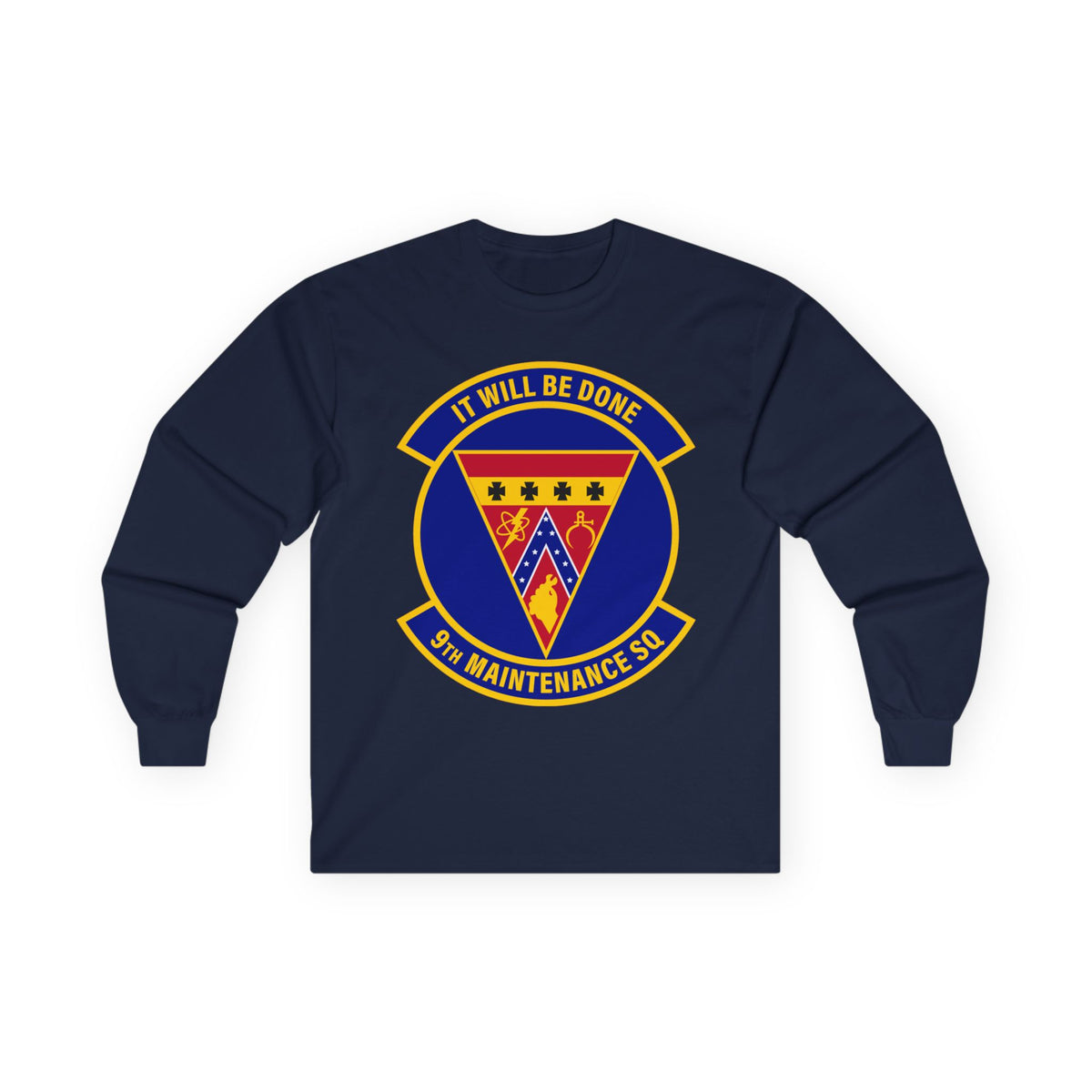 Unisex Ultra Cotton Long Sleeve Tee - USAF - 9th Maintenance Squadron wo txt X 300