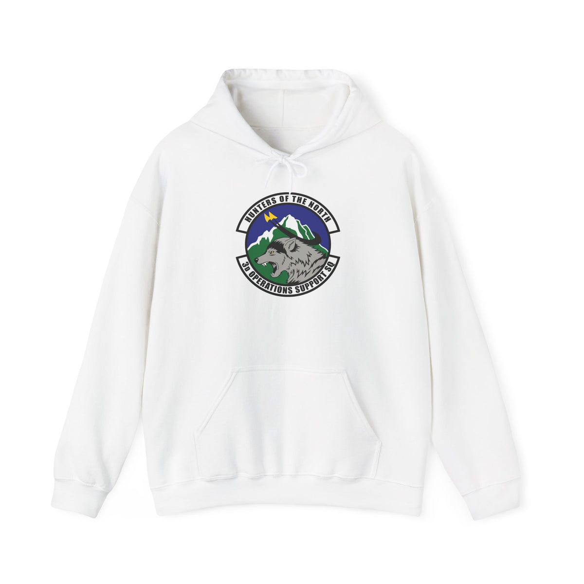 Unisex Heavy Blend Hooded Sweatshirt - USAF - 3rd Operations Support Squadron wo txt X 300