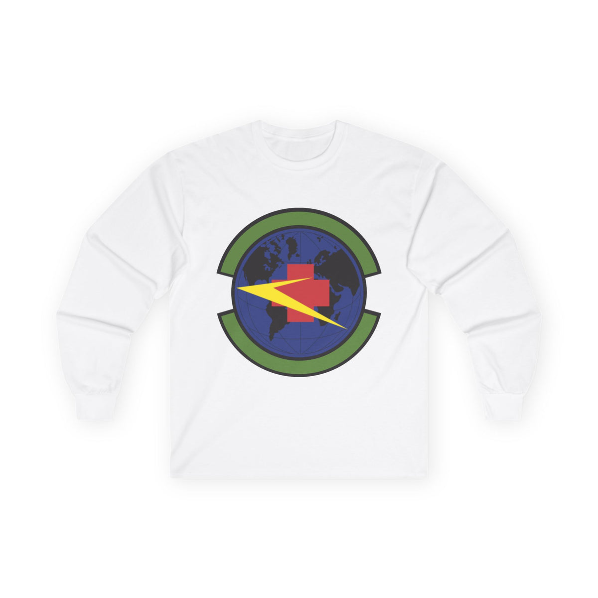 Unisex Ultra Cotton Long Sleeve Tee - USAF - 9th Medical Support Squadron wo txt X 300