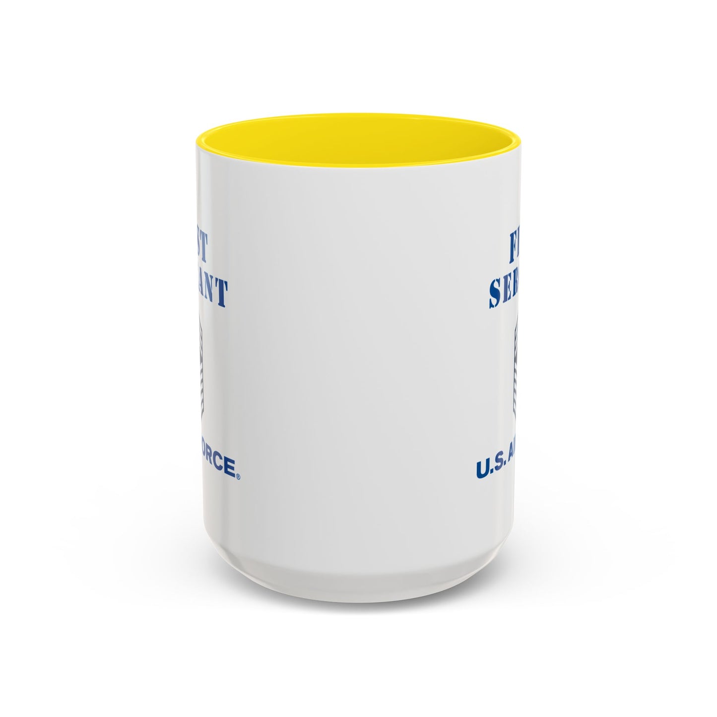 Accent Coffee Mug (11oz & 15oz) - USAF - First Sergeant (E9b) - 2020 - US Air Force w Text X 300