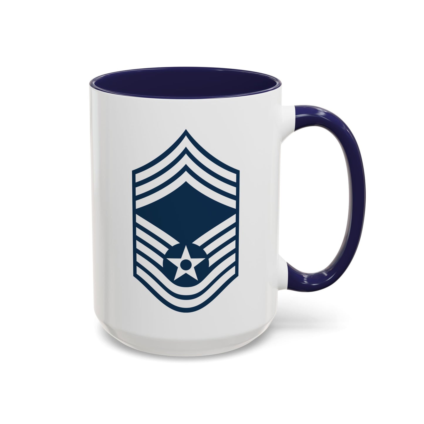 Accent Coffee Mug (11oz & 15oz) - USAF - Chief Master Sergeant (E9a) - 2020