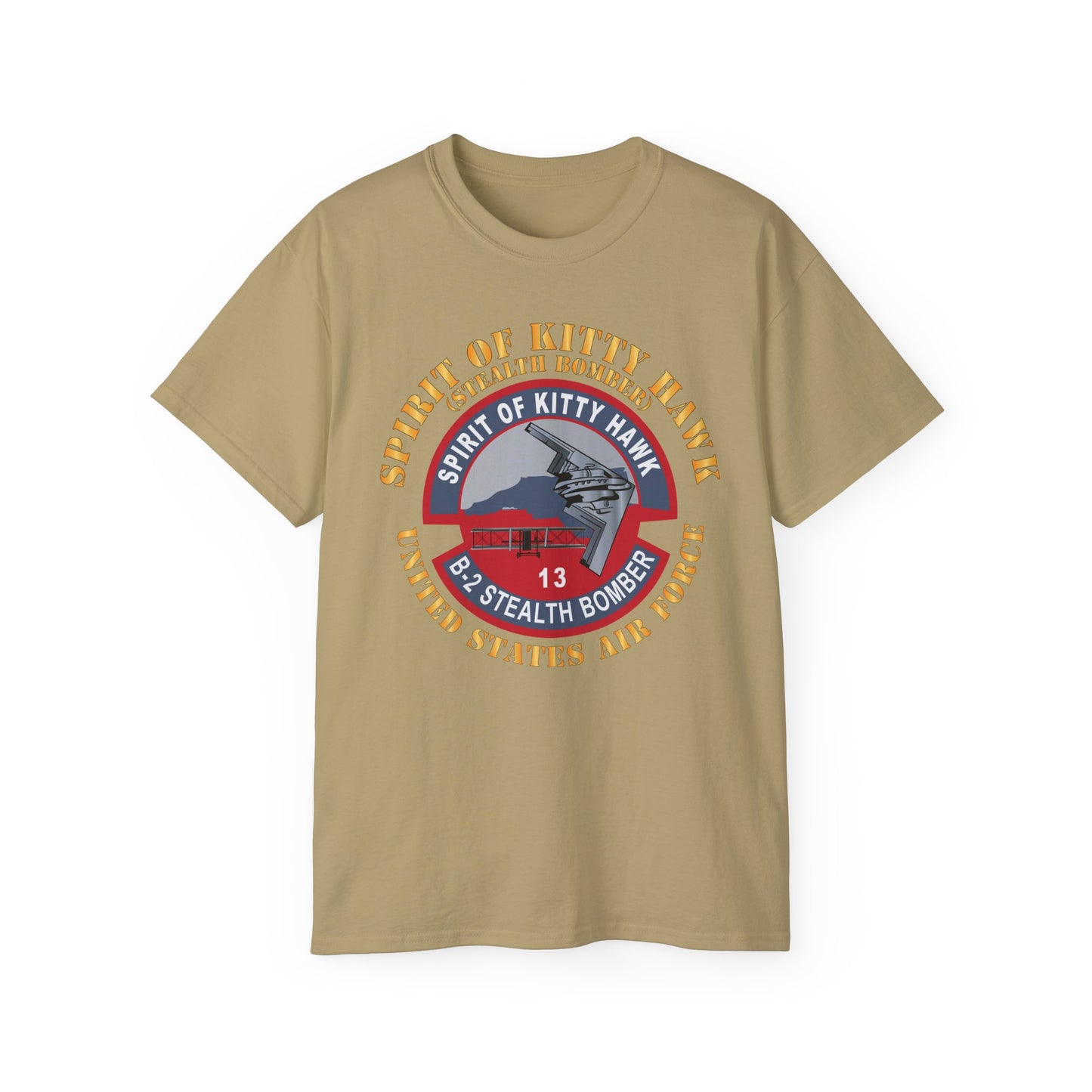 Unisex Ultra Cotton Tee - USAF - B2 - Spirit of Kitty Hawk - Stealth Bomber X 300