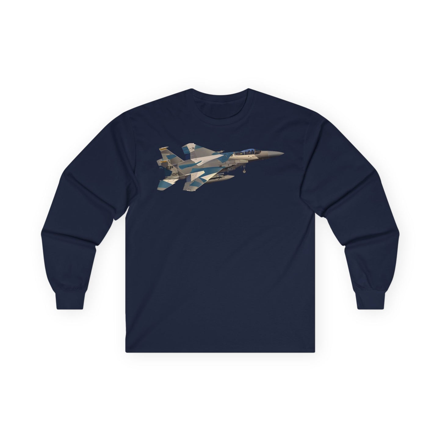 Unisex Ultra Cotton Long Sleeve Tee - USAF - F15 Eagle wo txt