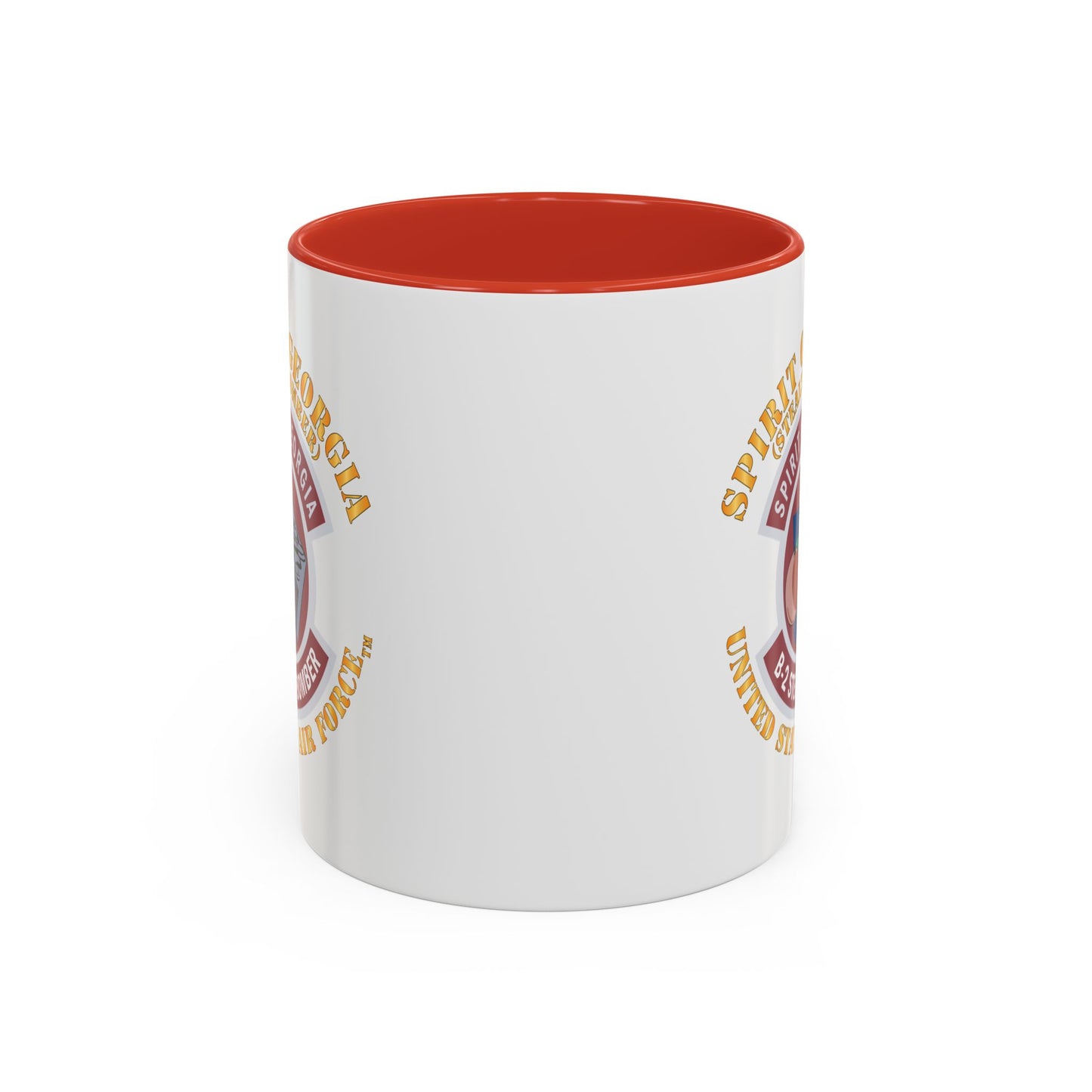 Accent Coffee Mug (11oz & 15oz) - USAF - B2 - Spirit of Georgia - Stealth Bomber X 300