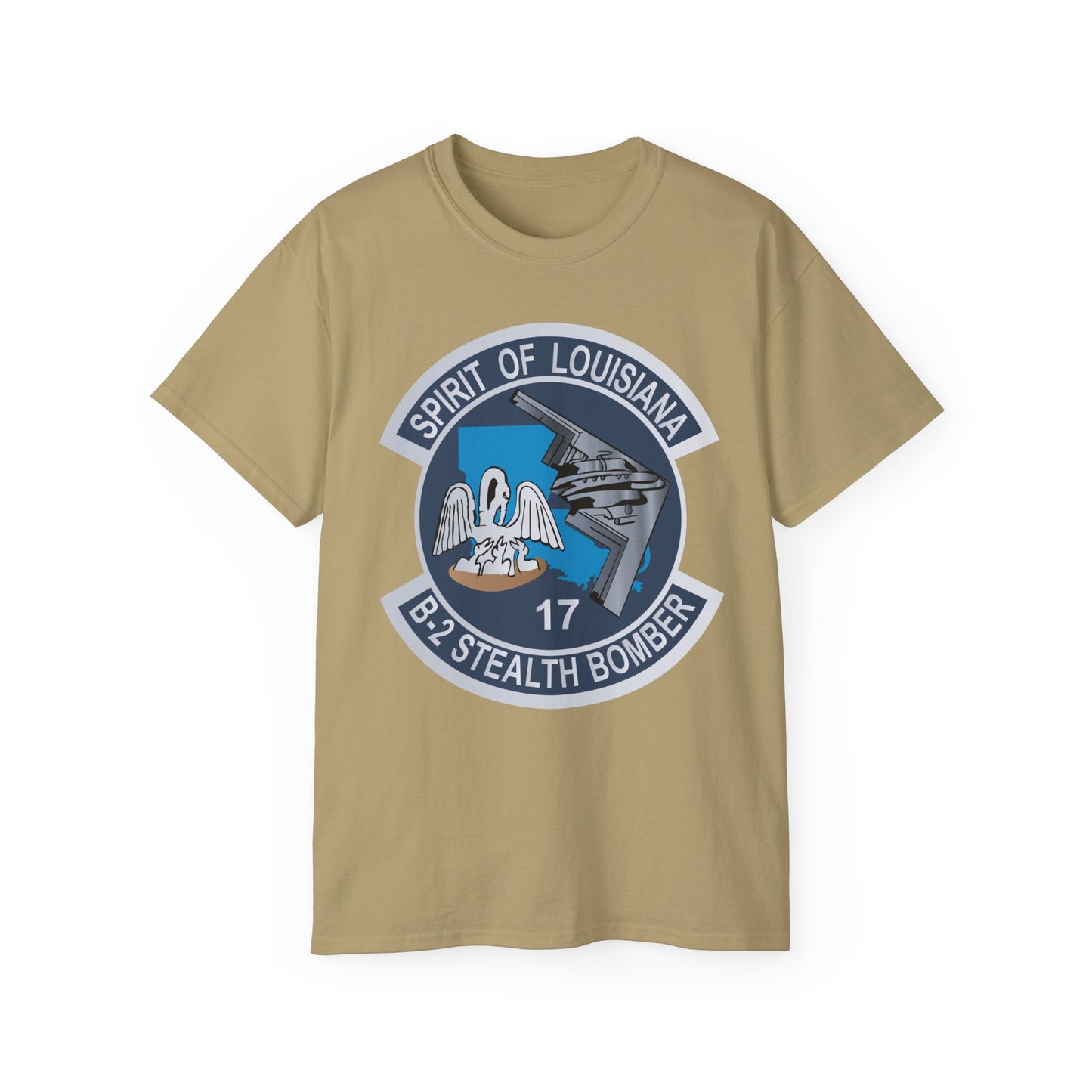 Unisex Ultra Cotton Tee - USAF - B2 - Spirit of Louisiana - Stealth Bomber wo txt X 300