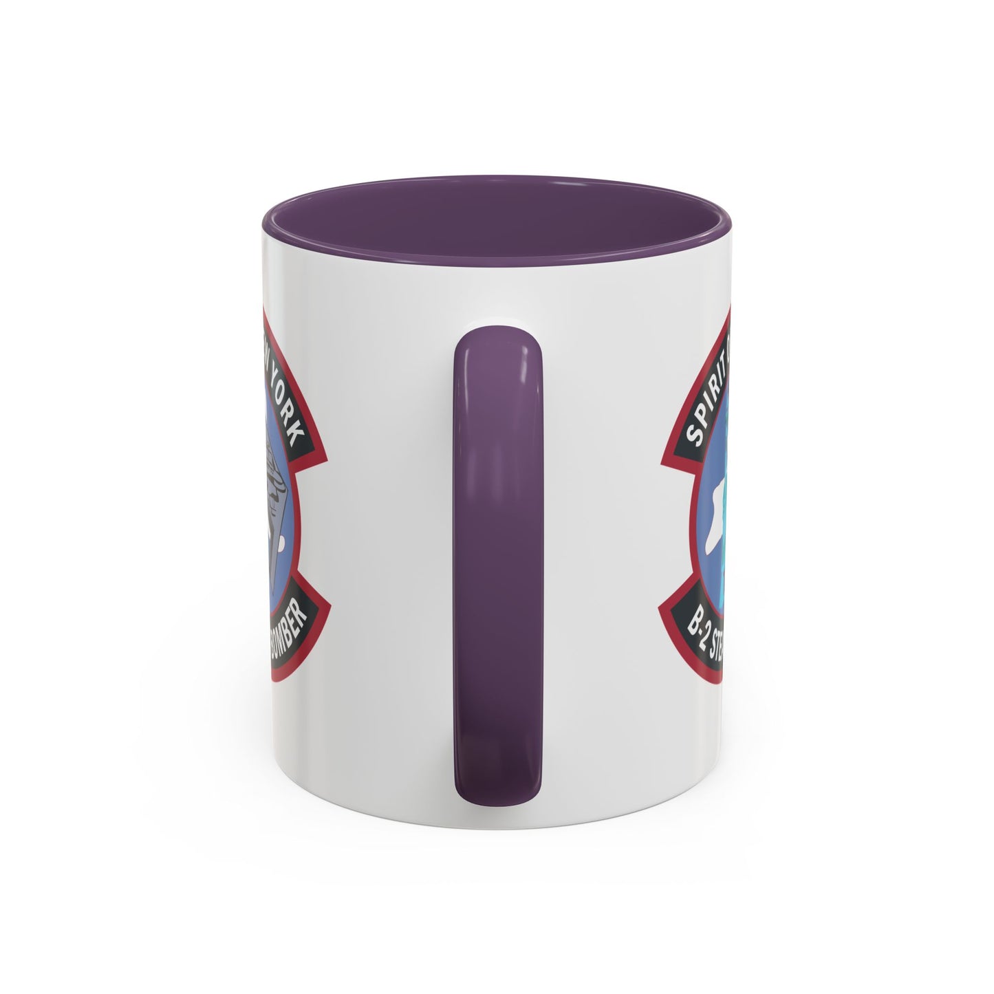 Accent Coffee Mug (11oz & 15oz) - USAF - B2 - Spirit of New York - Stealth Bomber wo txt X 300