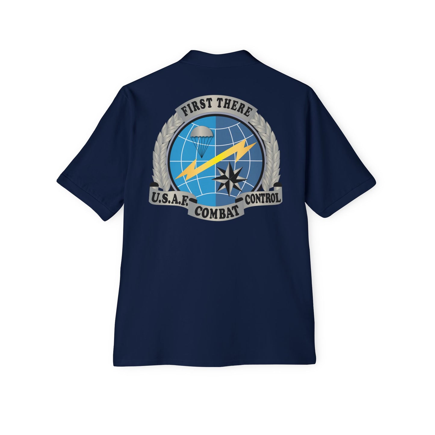 Men's Piqué Polo - USAF - Combat Controller Badge No Txt  X 300