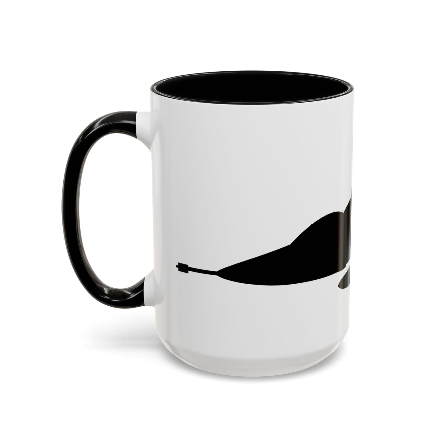 Accent Coffee Mug (11oz & 15oz) - Aircraft - A-4 SkyHawk - Silhouette X 300