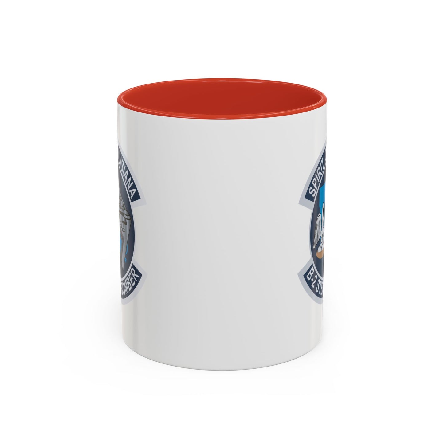 Accent Coffee Mug (11oz & 15oz) - USAF - B2 - Spirit of Louisiana - Stealth Bomber wo txt X 300