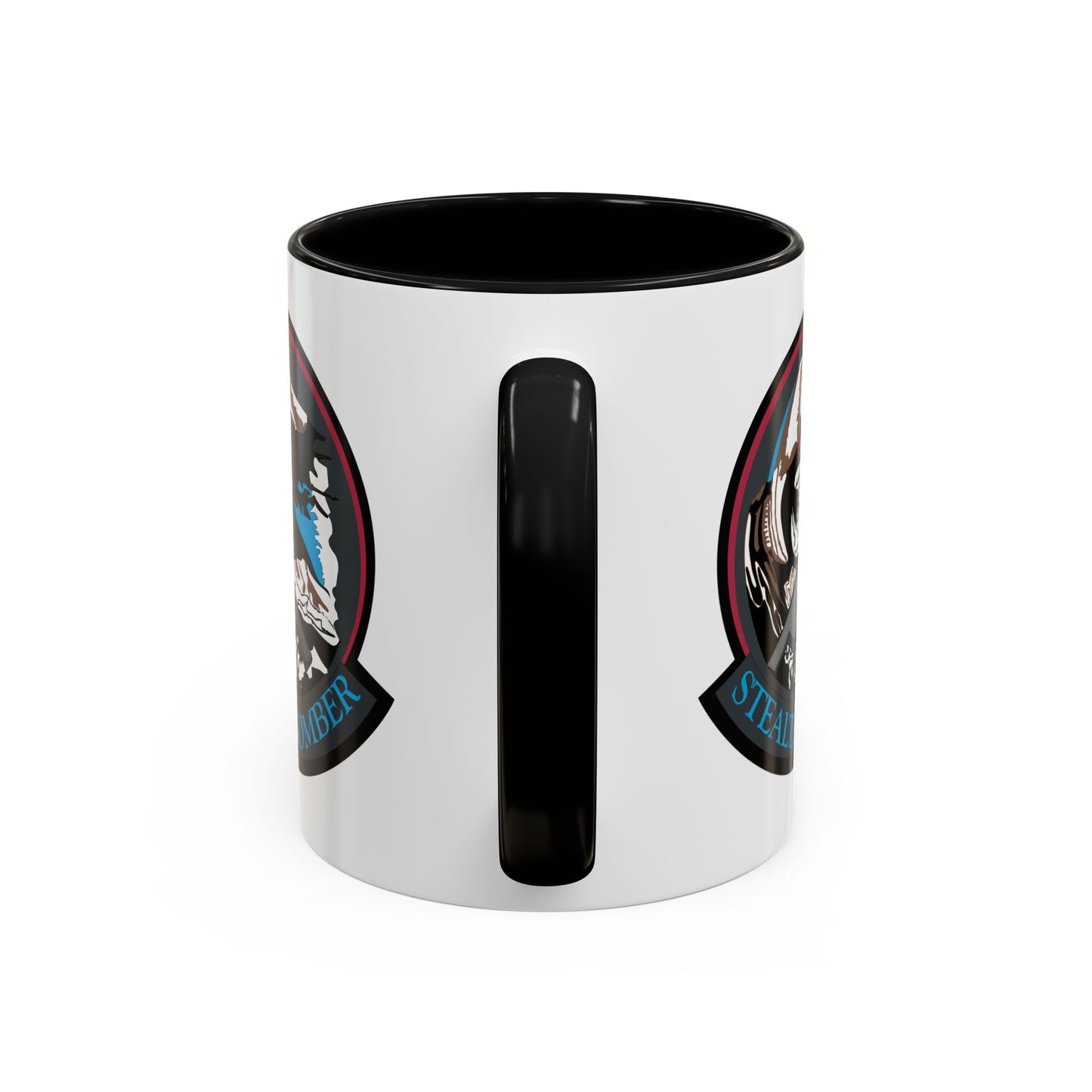Accent Coffee Mug (11oz & 15oz) - USAF - B2 - Grim Reaper - Stealth Bomber wo txt X 300