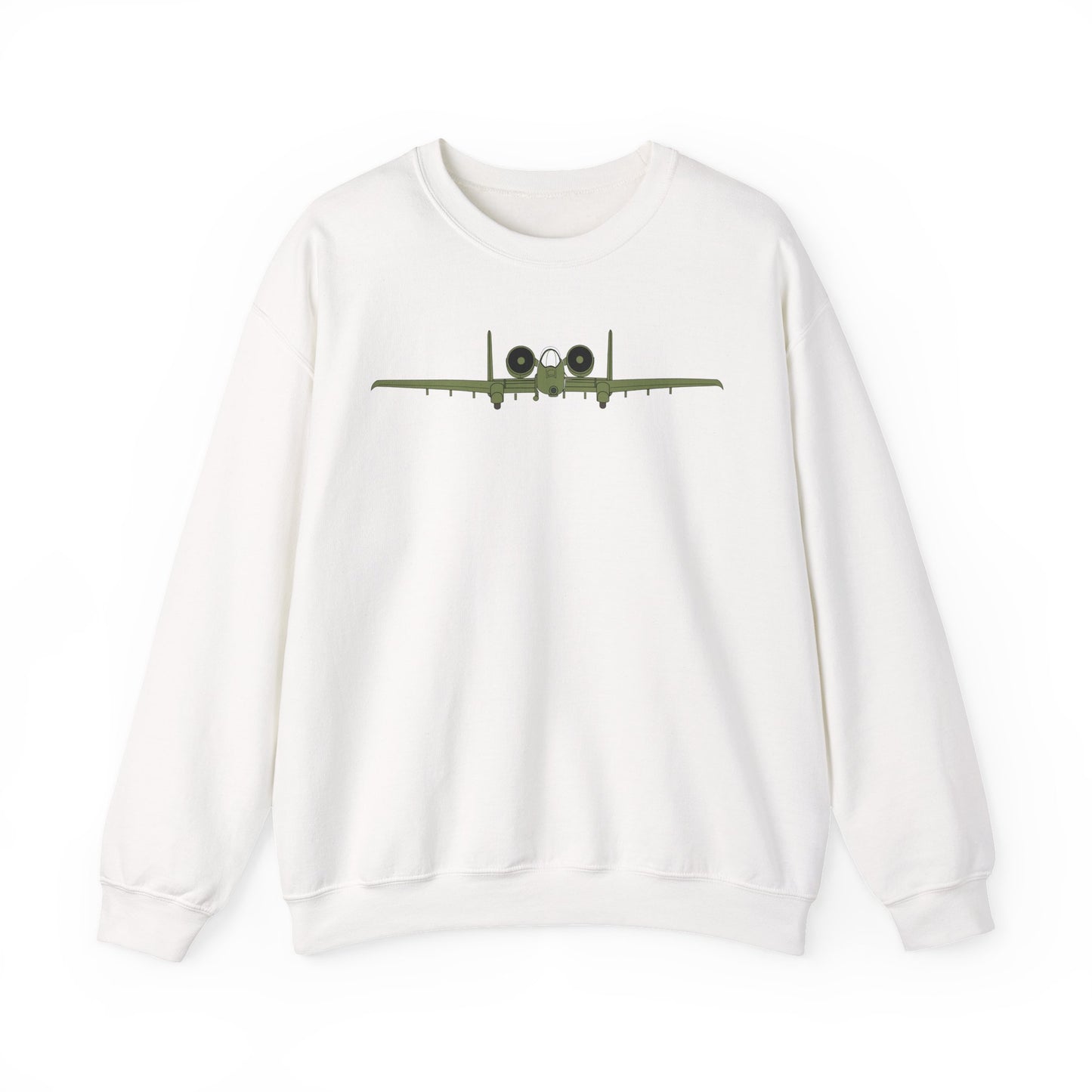 Crewneck Sweatshirt - Aircraft - USAF - A-10 Thunderbolt II - Front X 300