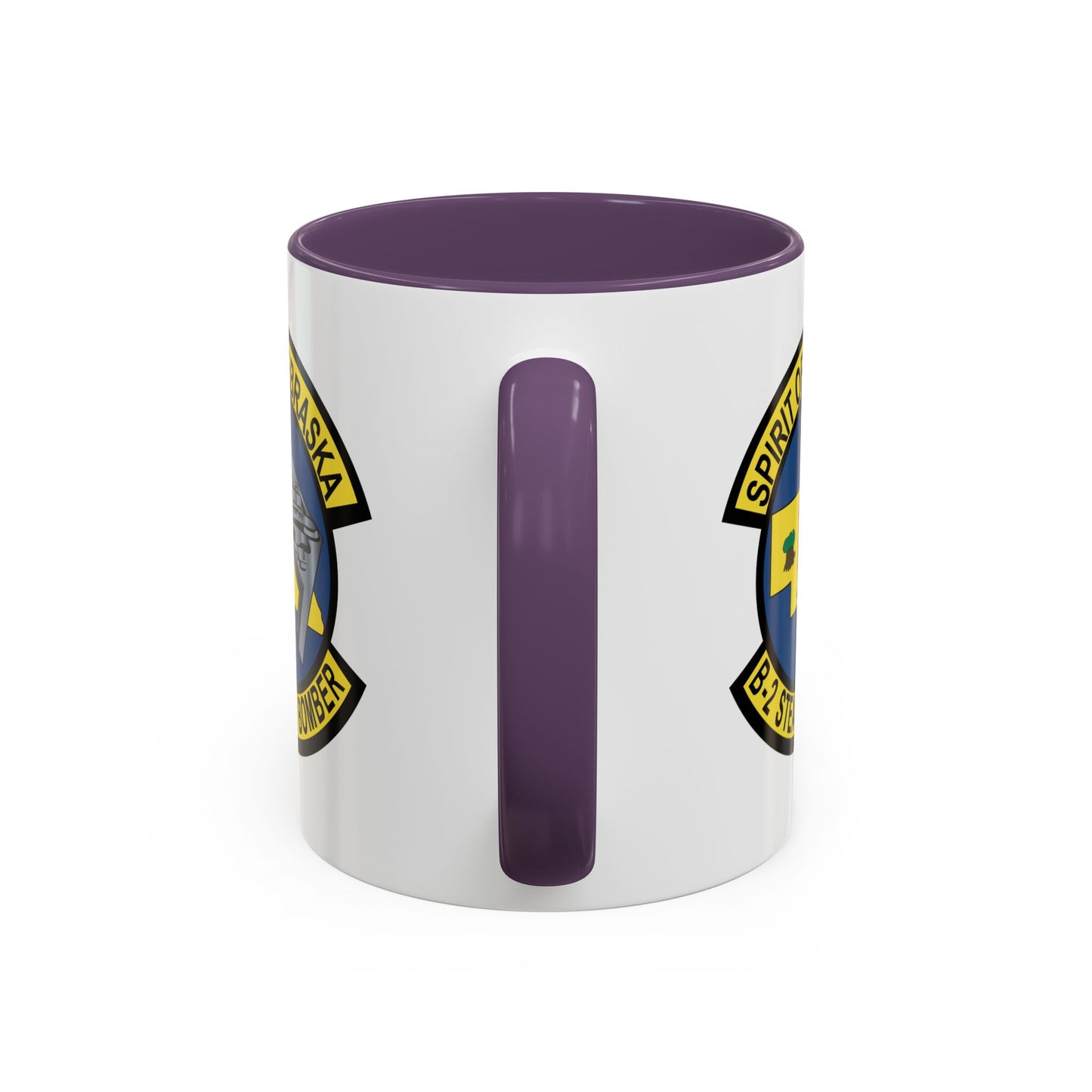 Accent Coffee Mug (11oz & 15oz) - USAF - B2 - Spirit of Nebraska - Stealth Bomber wo txt X 300