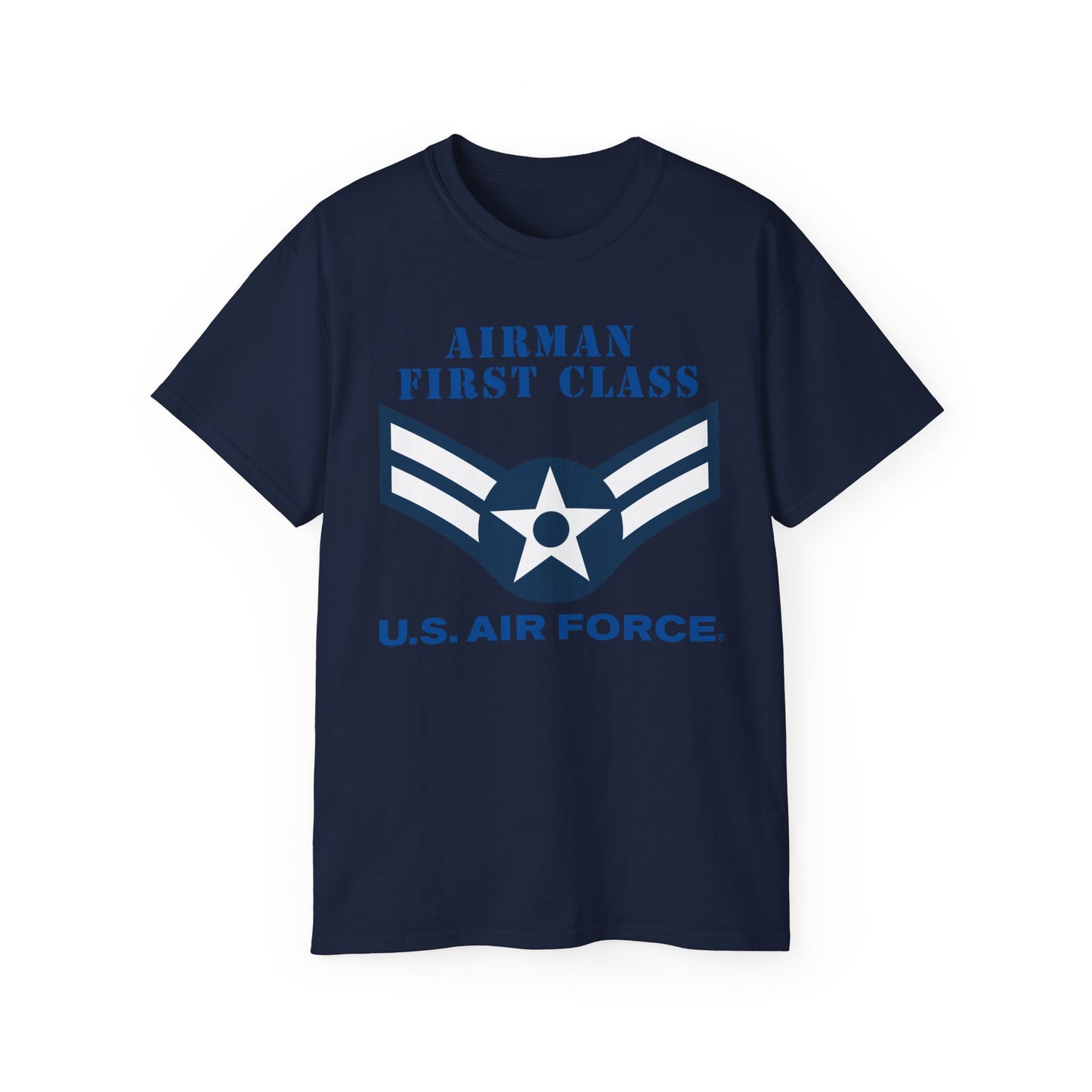 Unisex Ultra Cotton Tee - USAF - Airman - First Class (E3) - 2020 - US Air Force w Text X 300