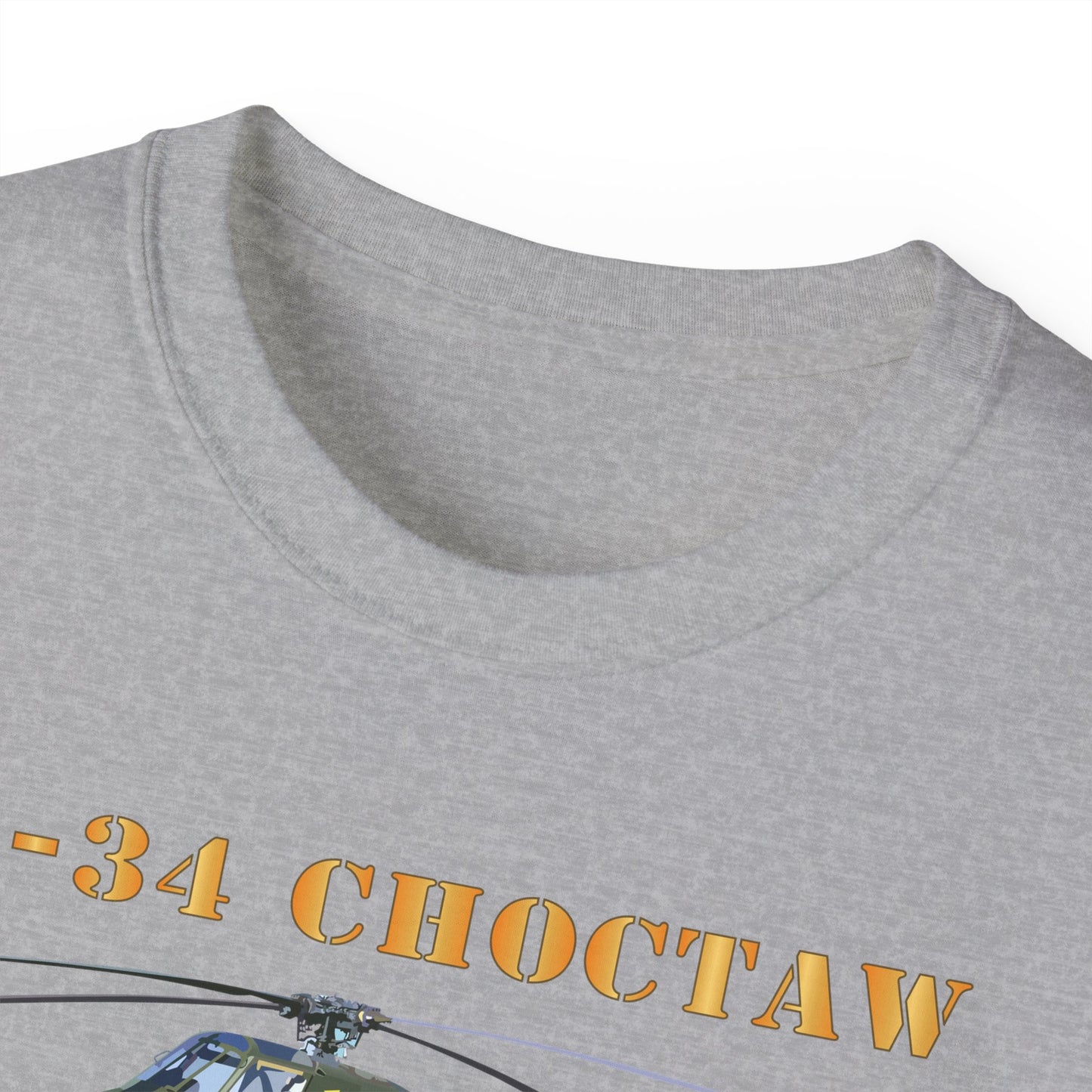 Unisex Ultra Cotton Tee - H-34 Choctaw with Txt X 300