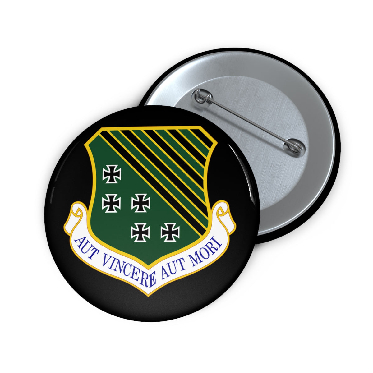 Custom Pin Button - USAF - 1st Fighter Wing wo txt