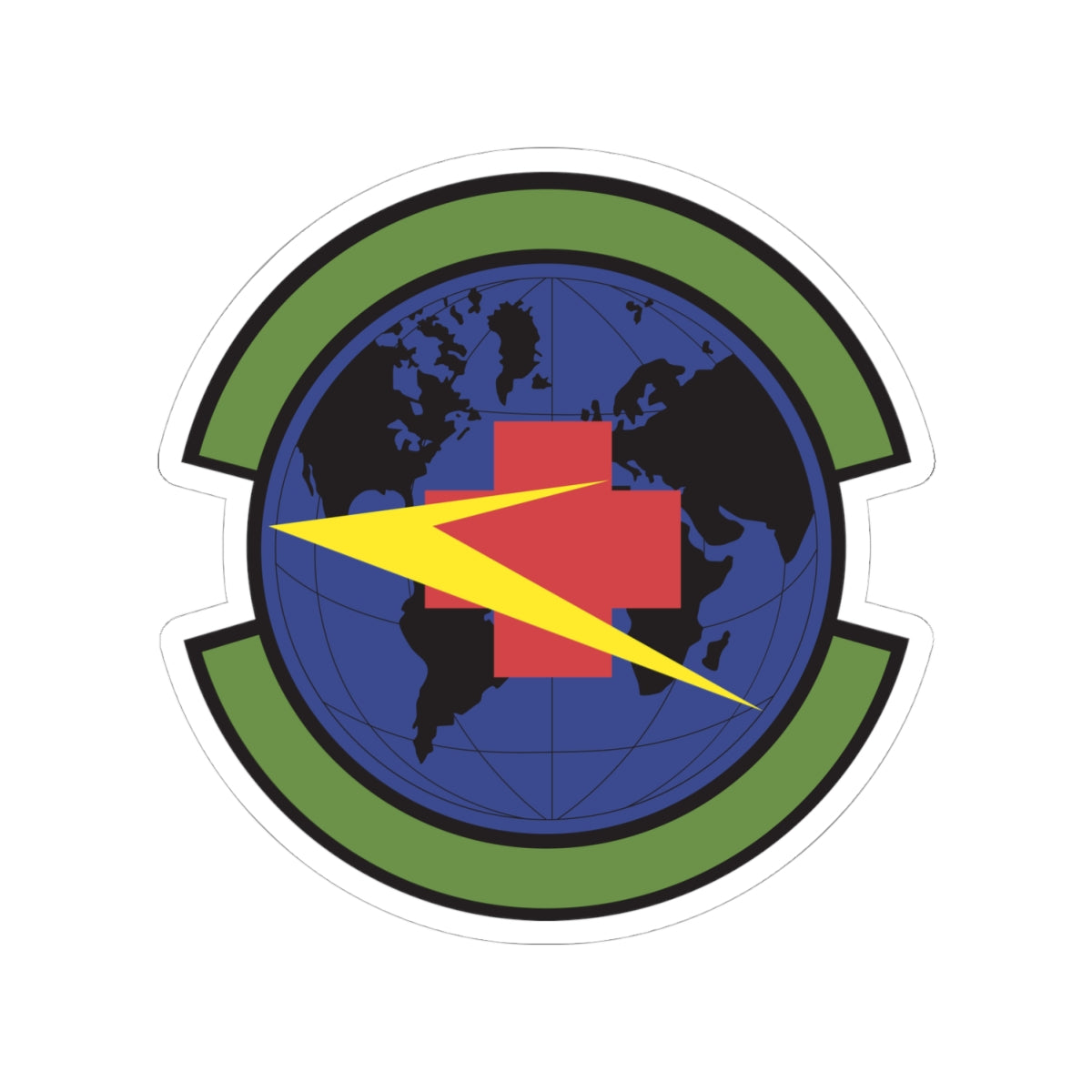 Kiss-Cut Stickers - USAF - 9th Medical Support Squadron wo txt X 300