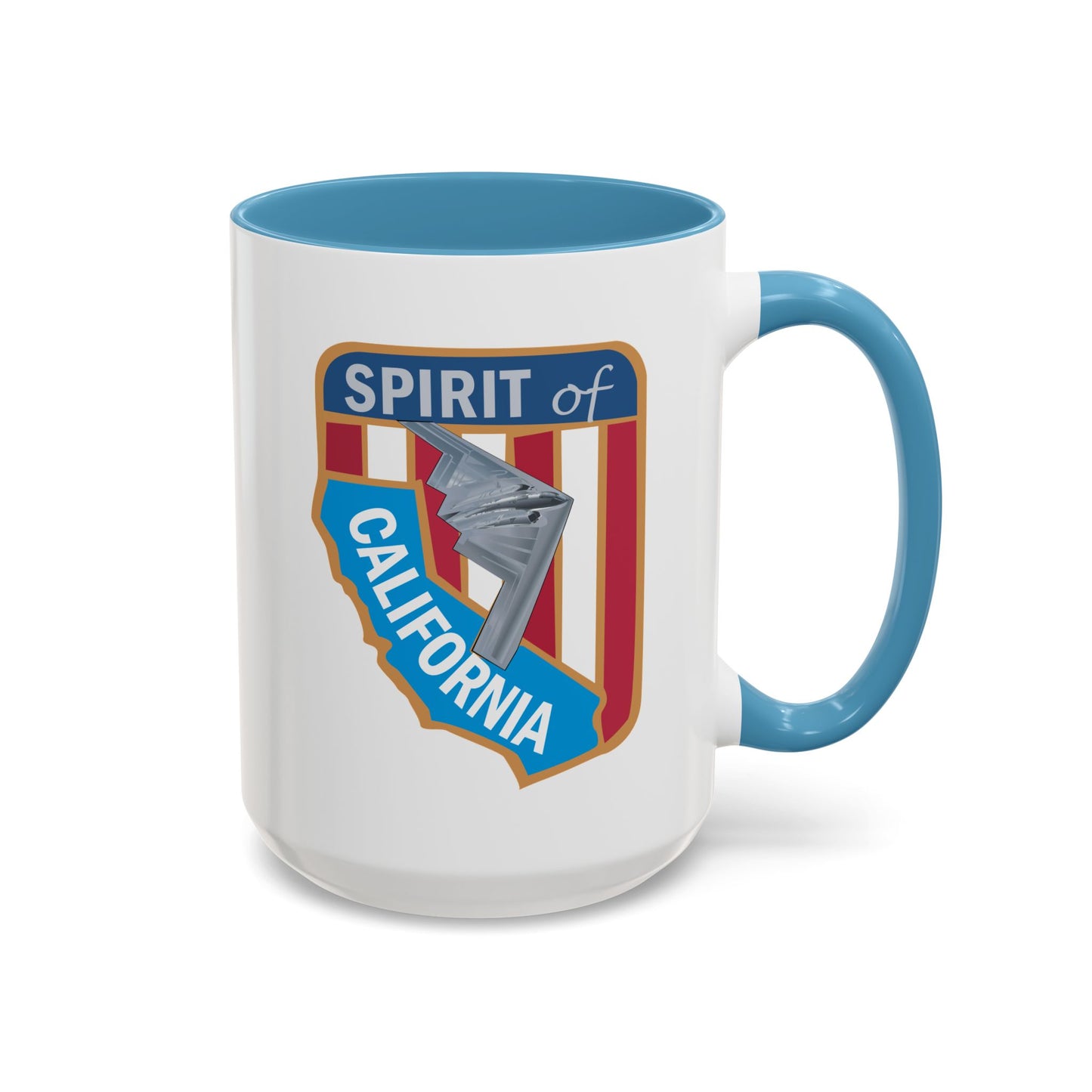 Accent Coffee Mug (11oz & 15oz) - USAF - B2 - Spirit of California - Stealth Bomber wo txt X 300