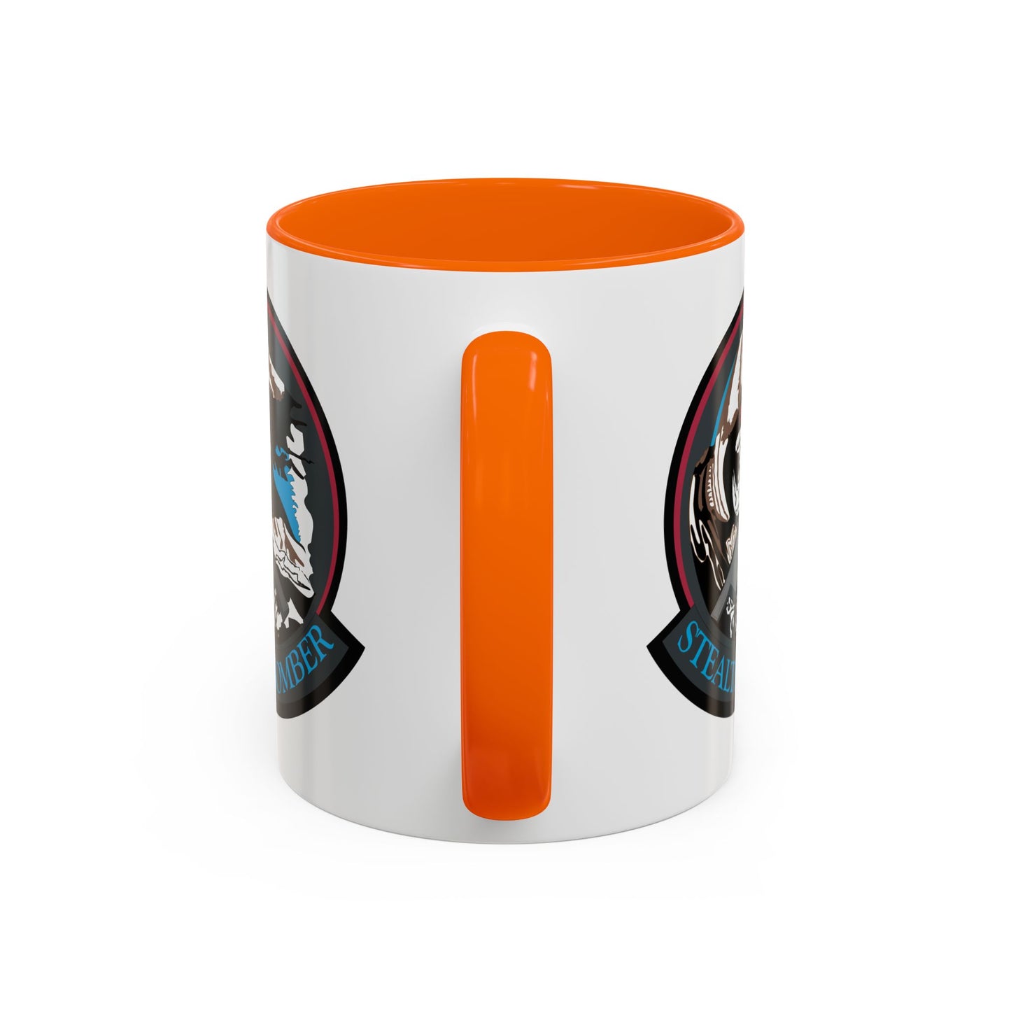 Accent Coffee Mug (11oz & 15oz) - USAF - B2 - Grim Reaper - Stealth Bomber wo txt X 300